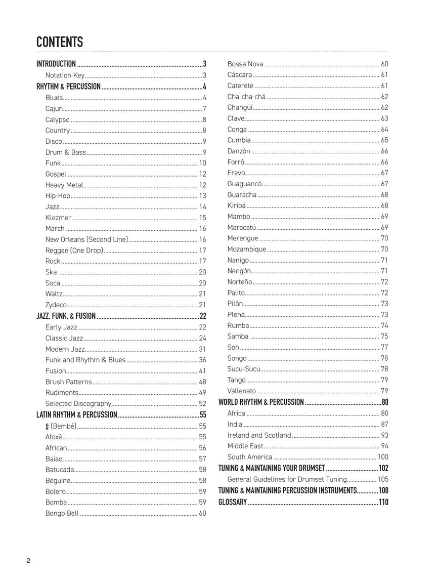 Drumset & Percussion Rhythms from Around the World