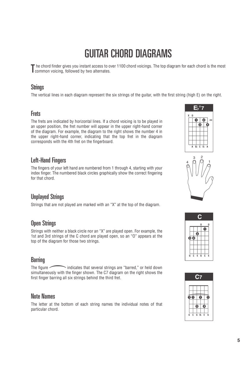 Incredible Chord Finder – 6″ x 9″ Edition