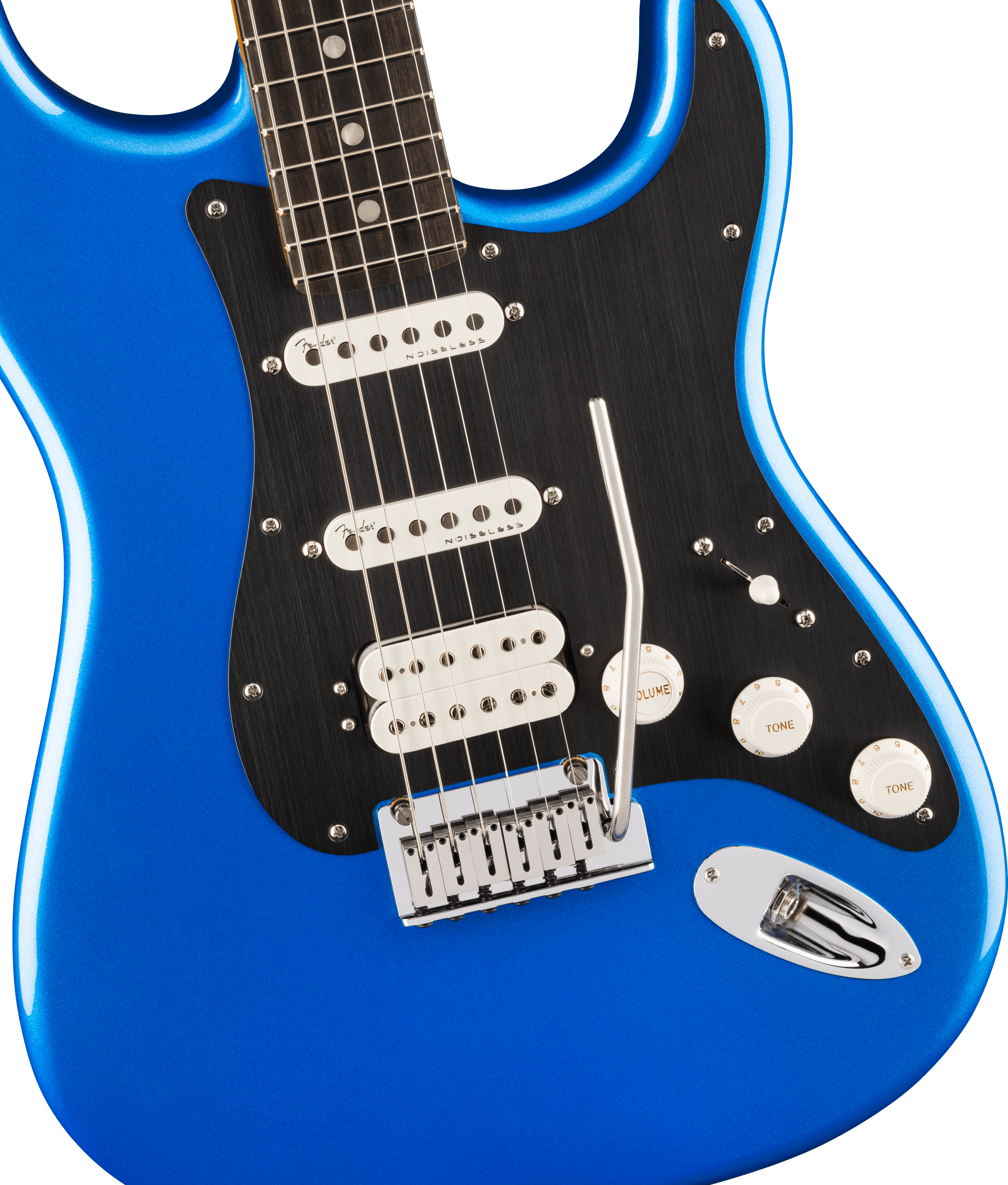 Fender American Ultra II Stratocaster® HSS, Ebony Fingerboard, Noble Blue