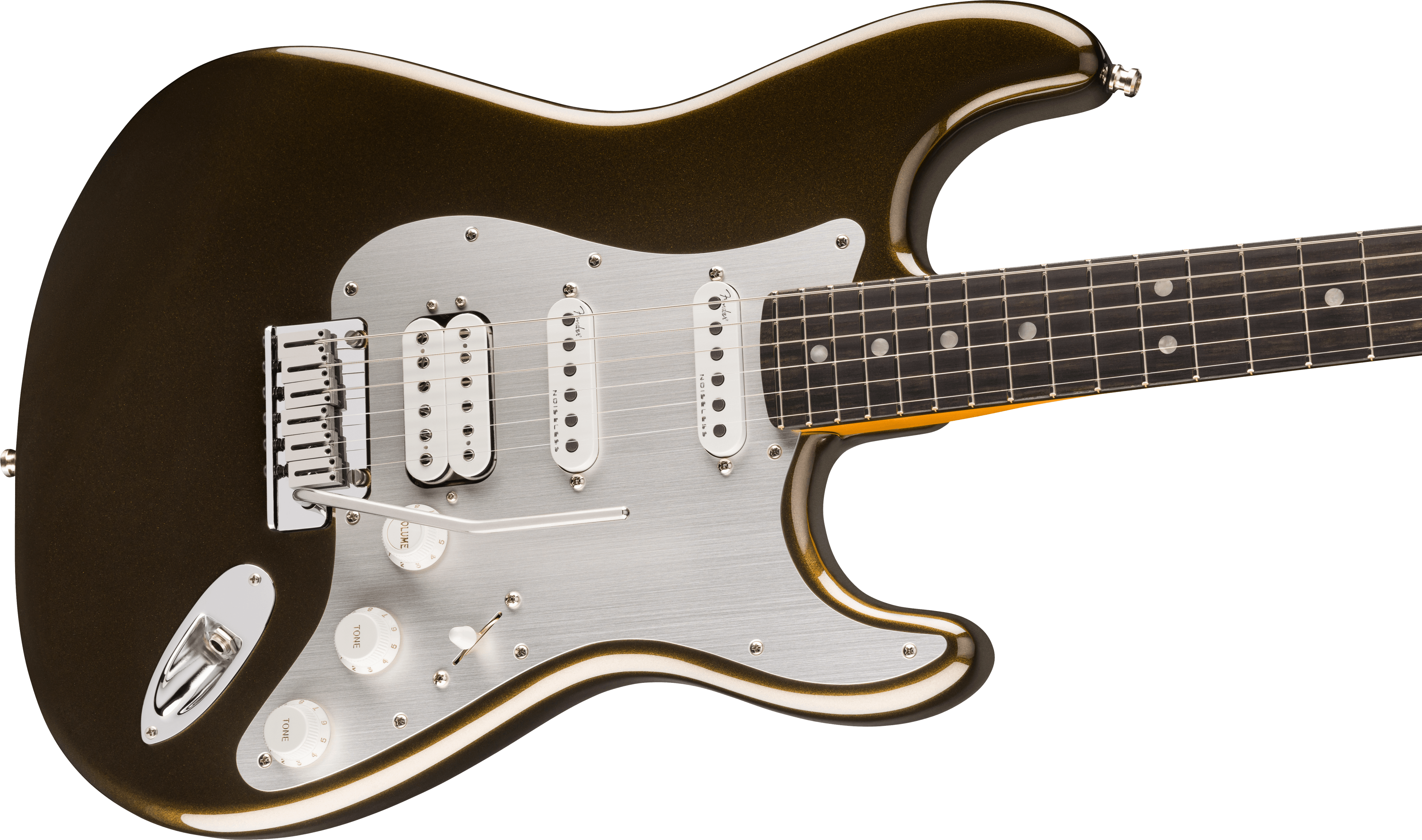 Fender American Ultra II Stratocaster® HSS, Ebony Fingerboard, Texas Tea