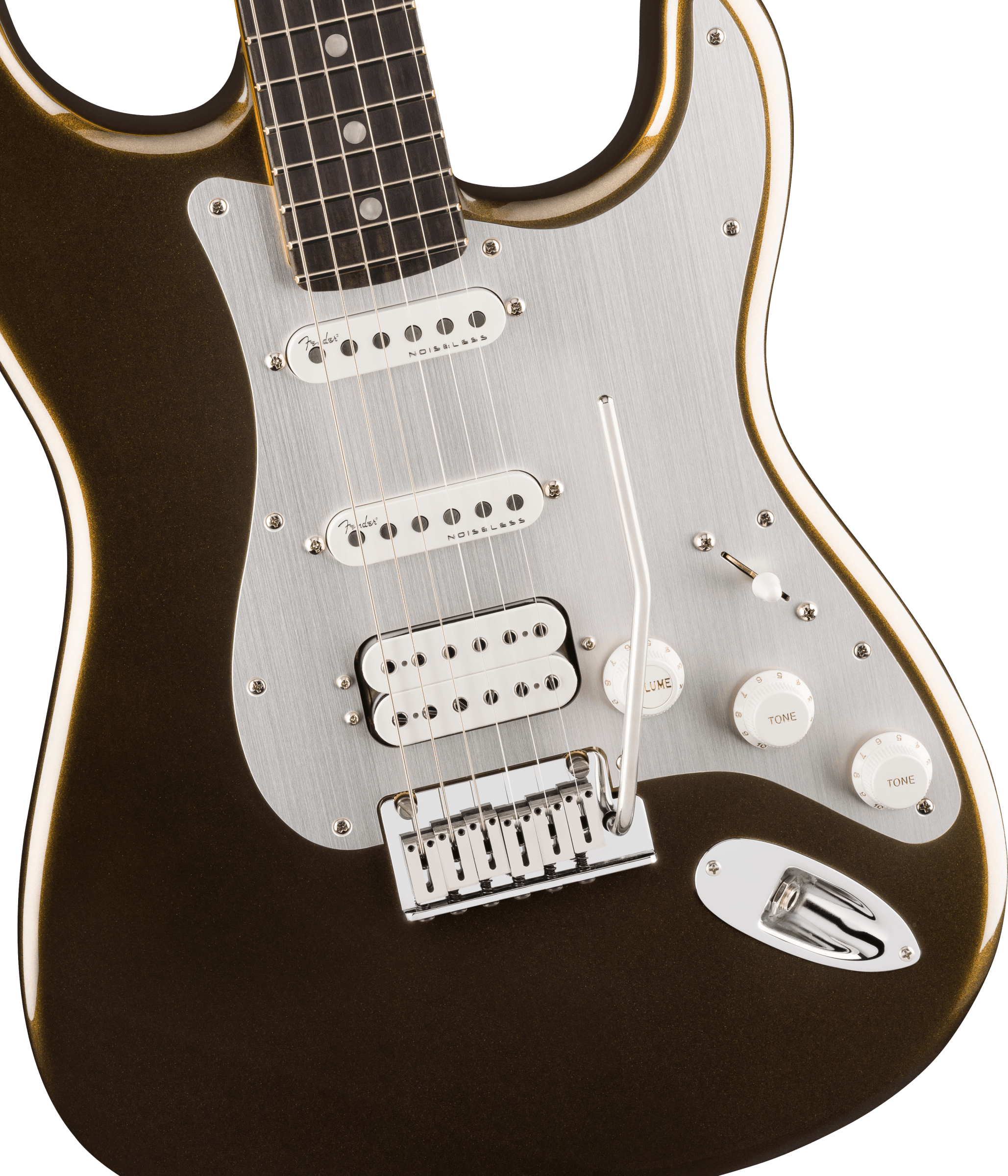 Fender American Ultra II Stratocaster® HSS, Ebony Fingerboard, Texas Tea