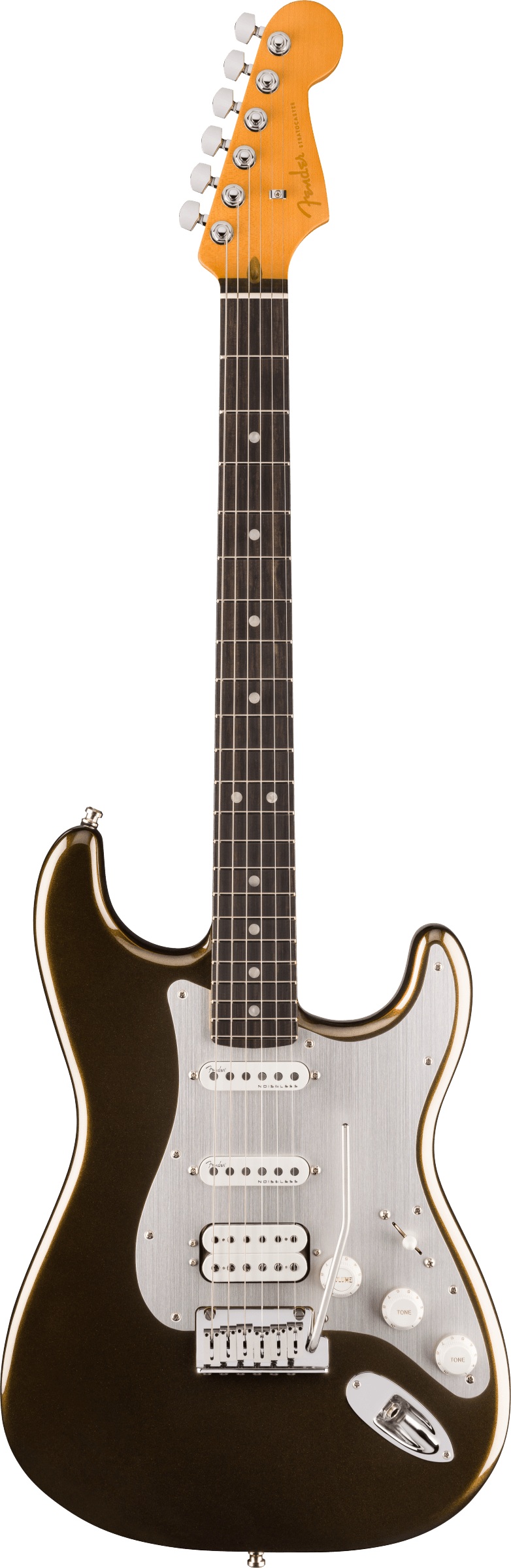 Fender American Ultra II Stratocaster® HSS, Ebony Fingerboard, Texas Tea