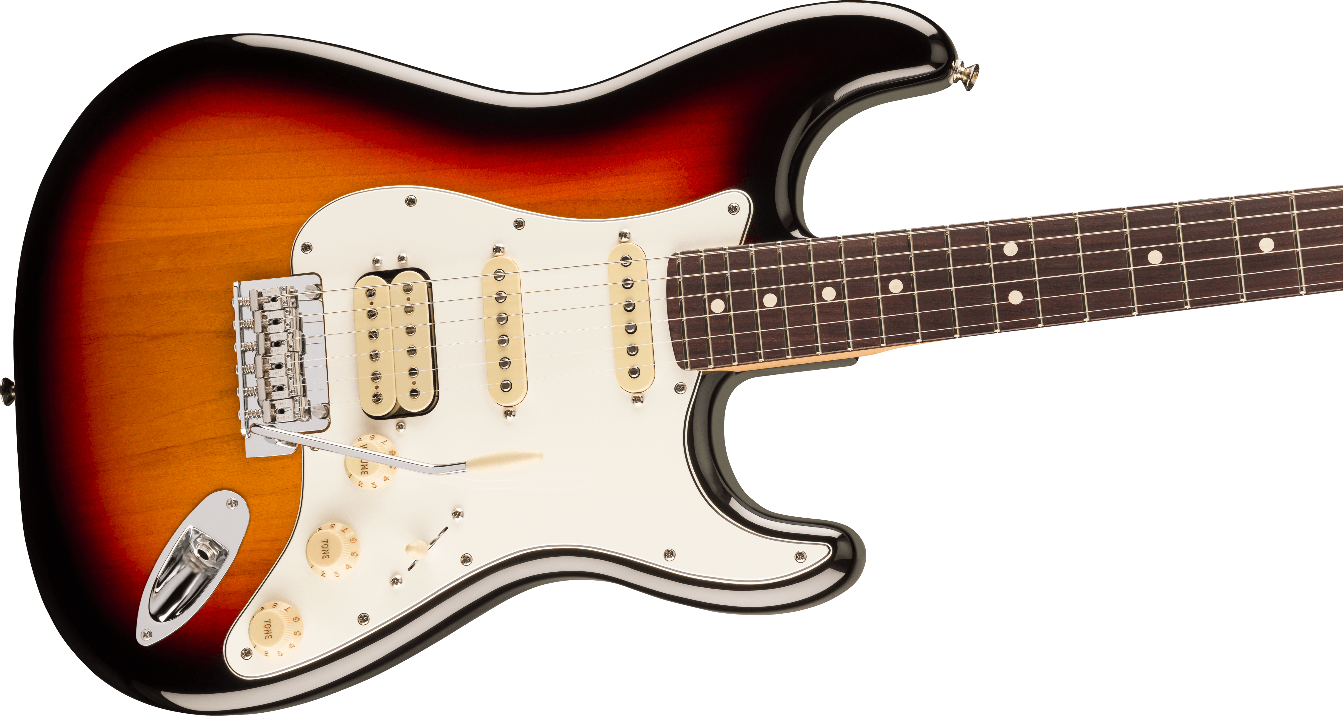 Fender Player II Stratocaster® HSS, Rosewood Fingerboard, 3-Color Sunburst