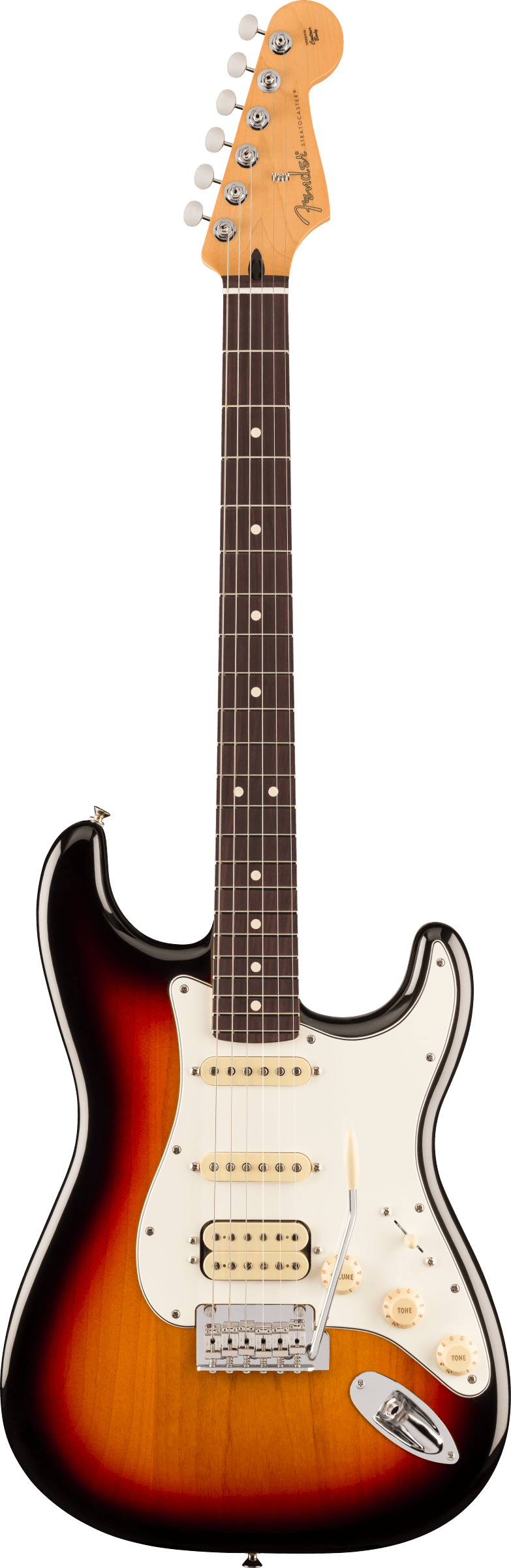 Fender Player II Stratocaster® HSS, Rosewood Fingerboard, 3-Color Sunburst