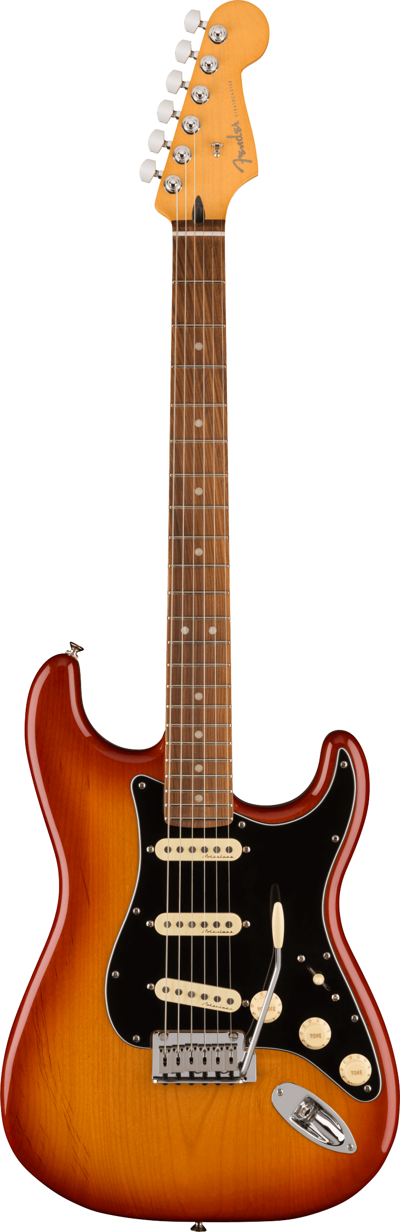 Fender Player Plus Stratocaster®, Pau Ferro Fingerboard, Sienna Sunburst