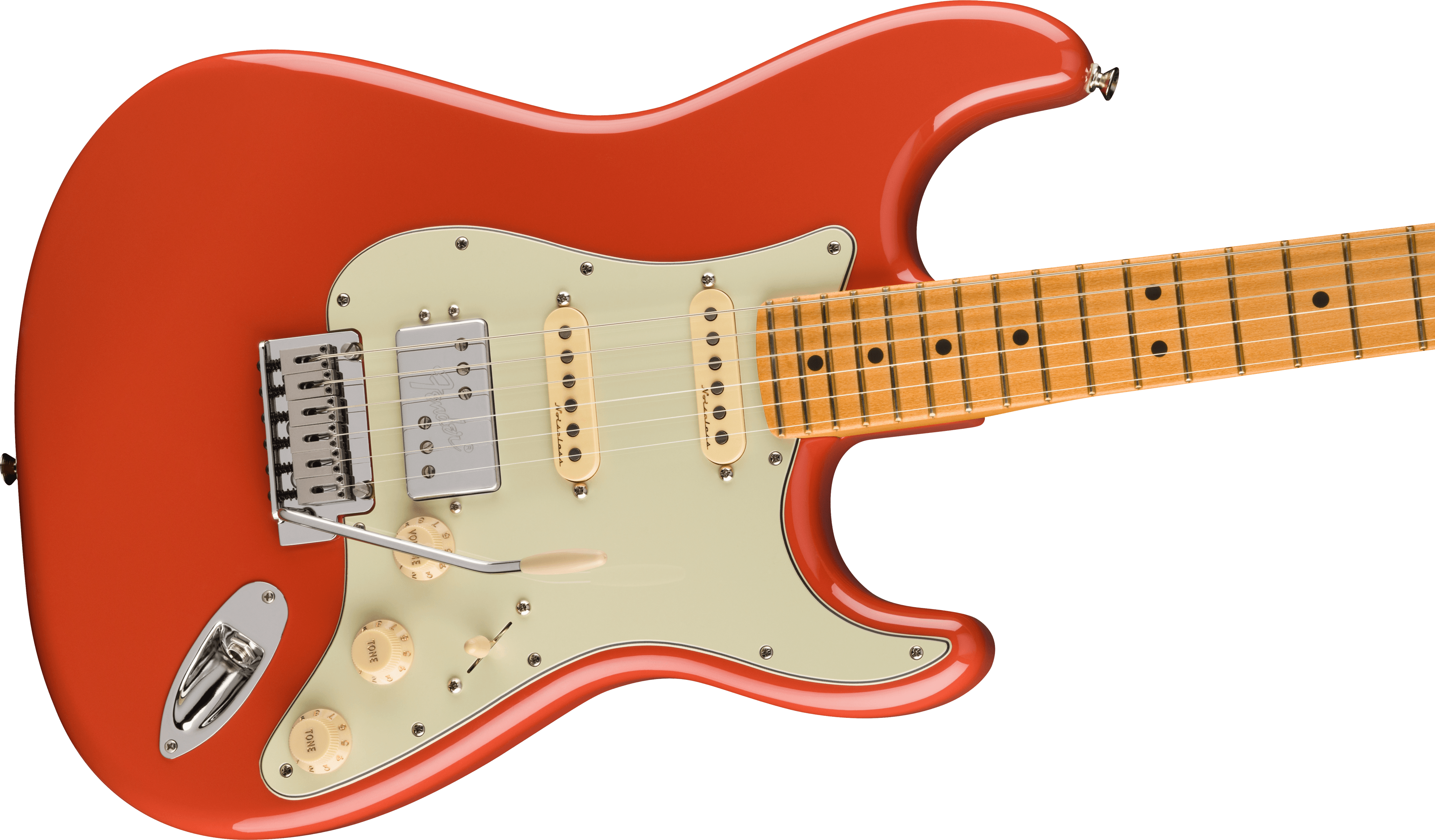 Fender Player Plus Stratocaster® HSS, Maple Fingerboard, Fiesta Red