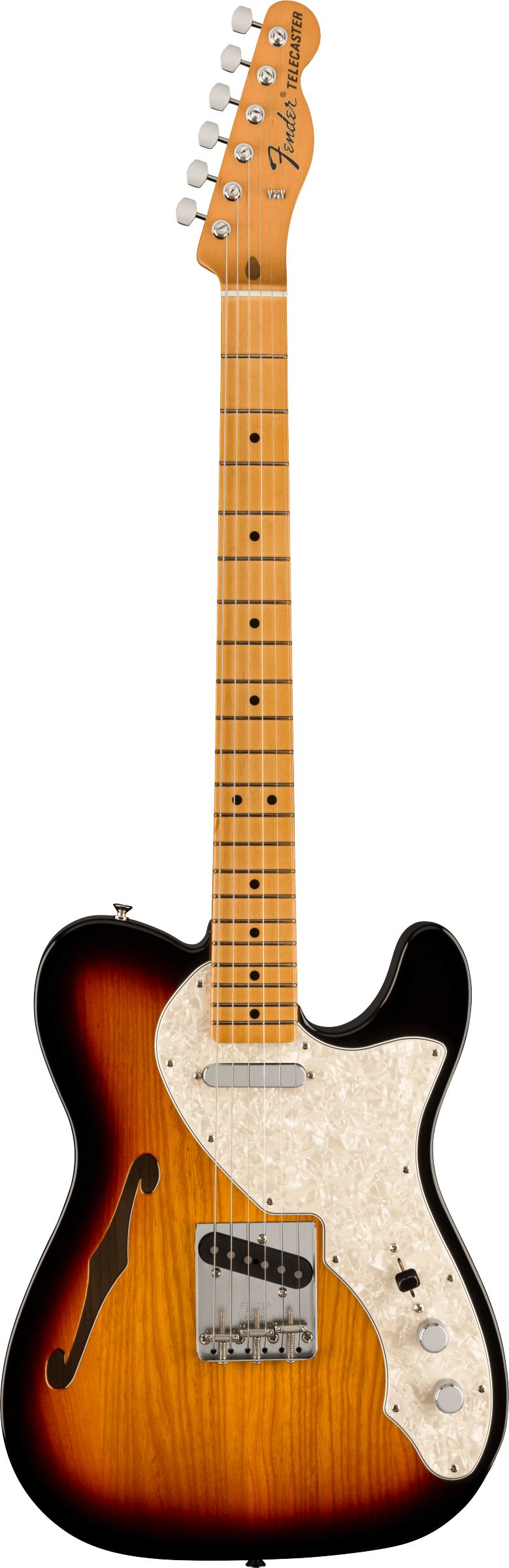 Fender Vintera® II '60s Telecaster® Thinline, Maple Fingerboard, 3-Color Sunburst