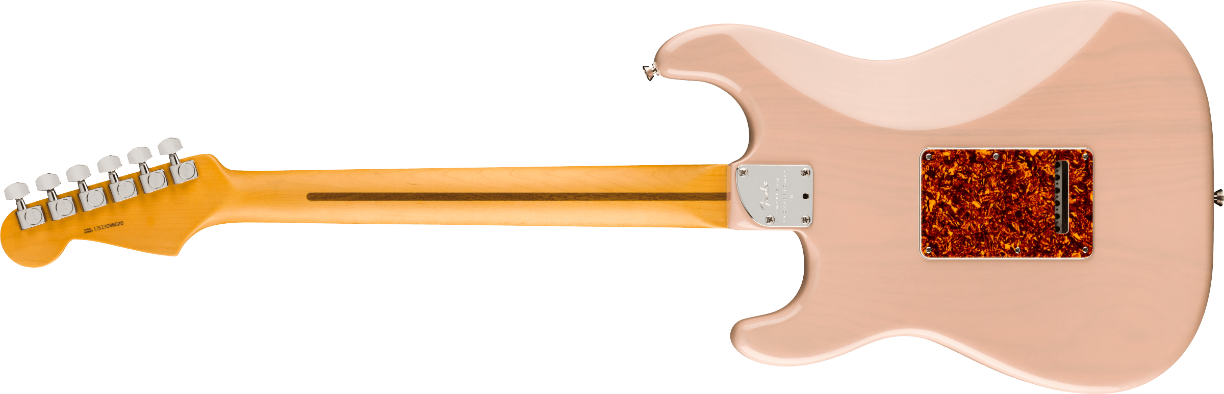 Fender American Professional II Stratocaster® Thinline, Rosewood Fingerboard, Transparent Shell Pink