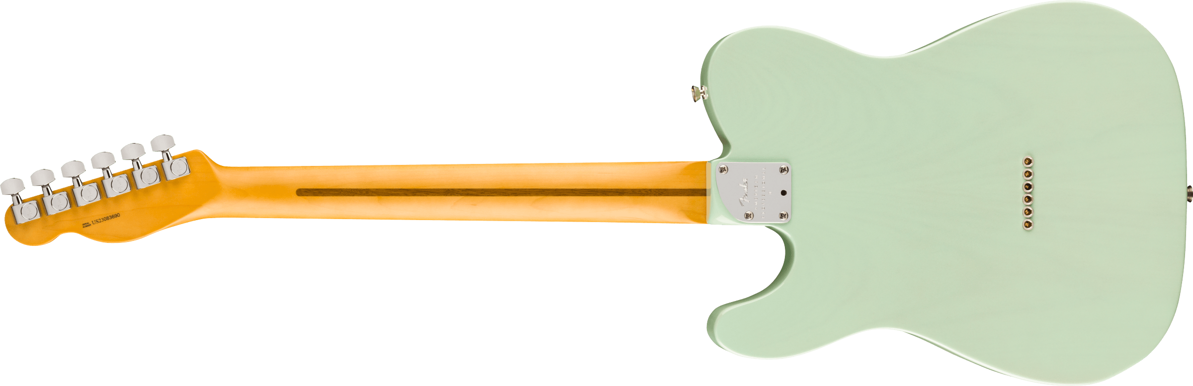 Fender American Professional II Telecaster® Thinline, Maple Fingerboard, Transparent Surf Green