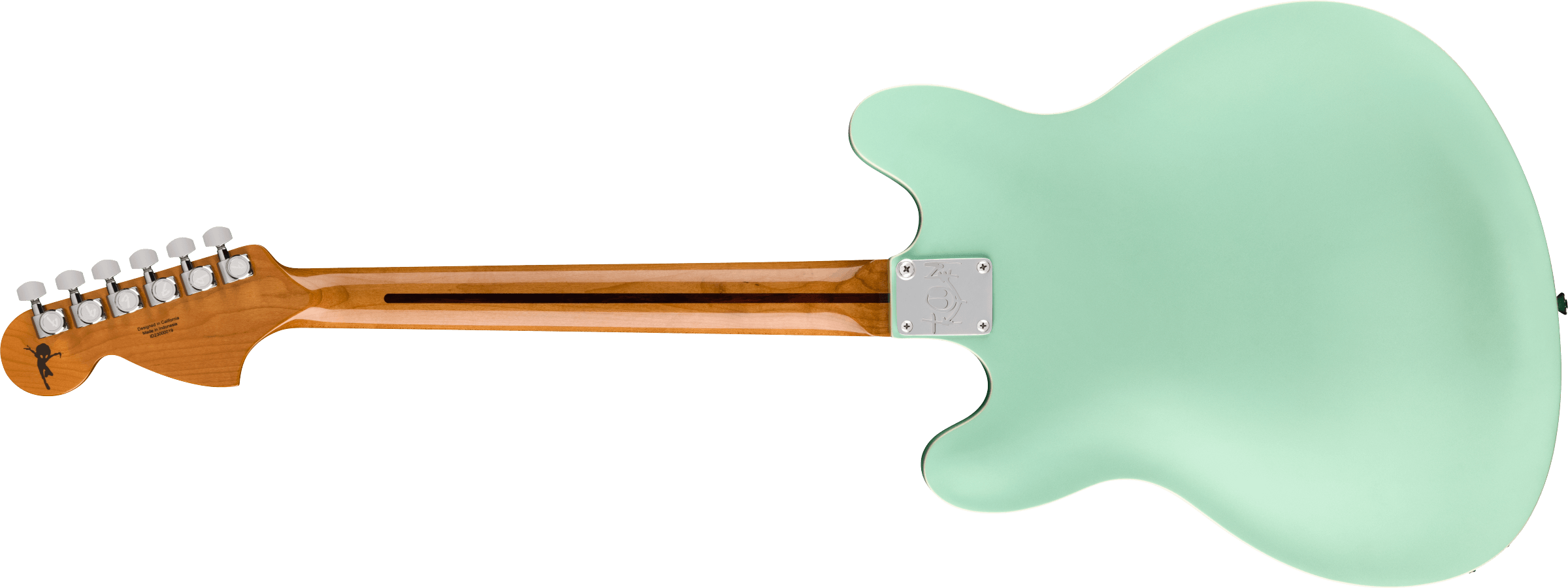 Fender Tom DeLonge Starcaster®, Rosewood Fingerboard, Chrome Hardware, Satin Surf Green