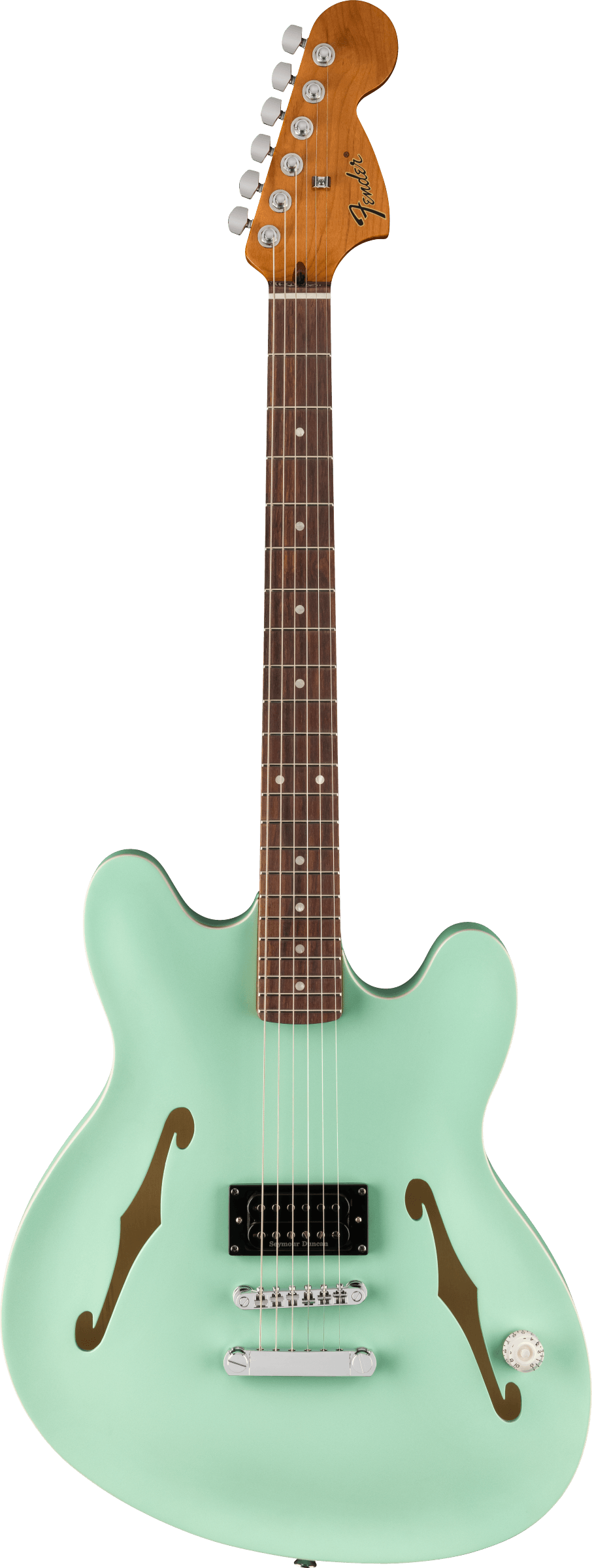 Fender Tom DeLonge Starcaster®, Rosewood Fingerboard, Chrome Hardware, Satin Surf Green