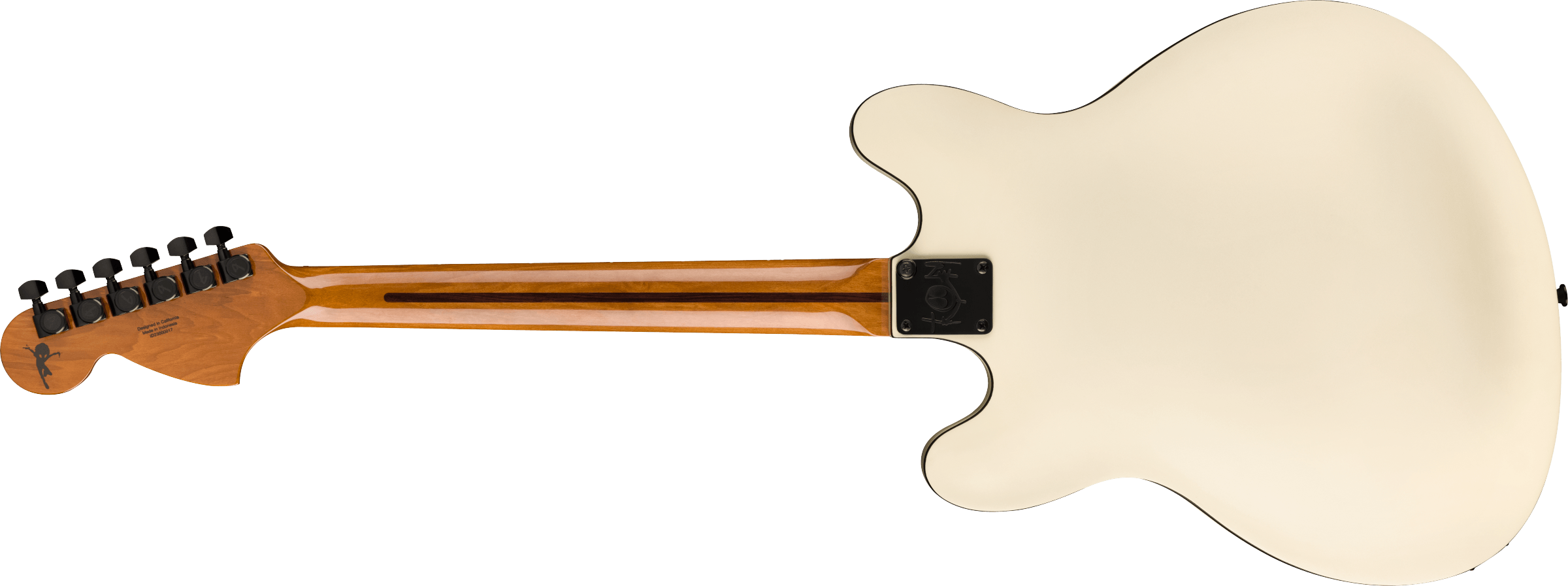 Fender Tom DeLonge Starcaster®, Rosewood Fingerboard, Black Hardware, Satin Olympic White