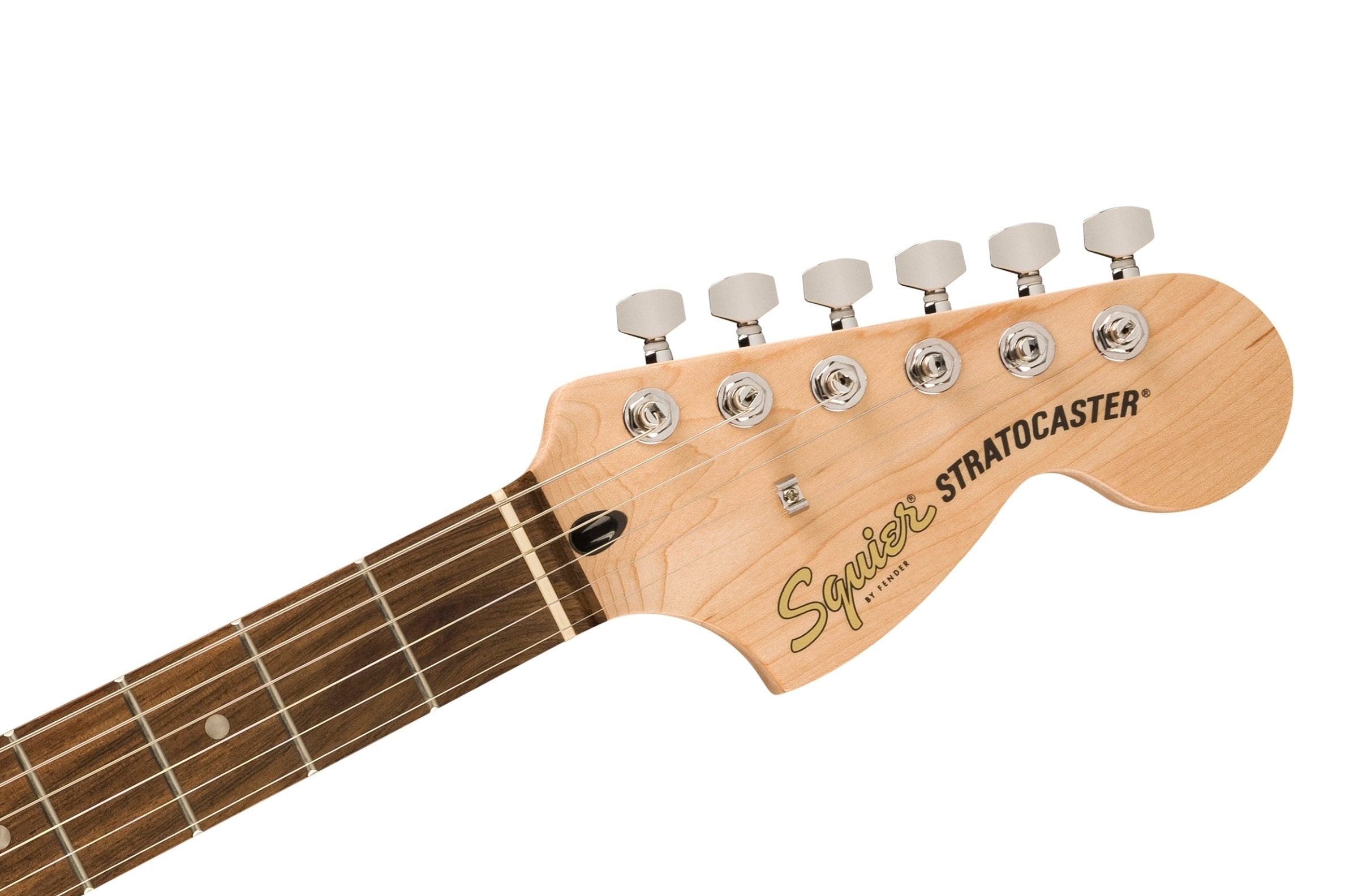 Squier Affinity Series™ Stratocaster® Mustang™ Micro Pack, Laurel Fingerboard, Black, Gig Bag, HD9, MX, CHN, BR