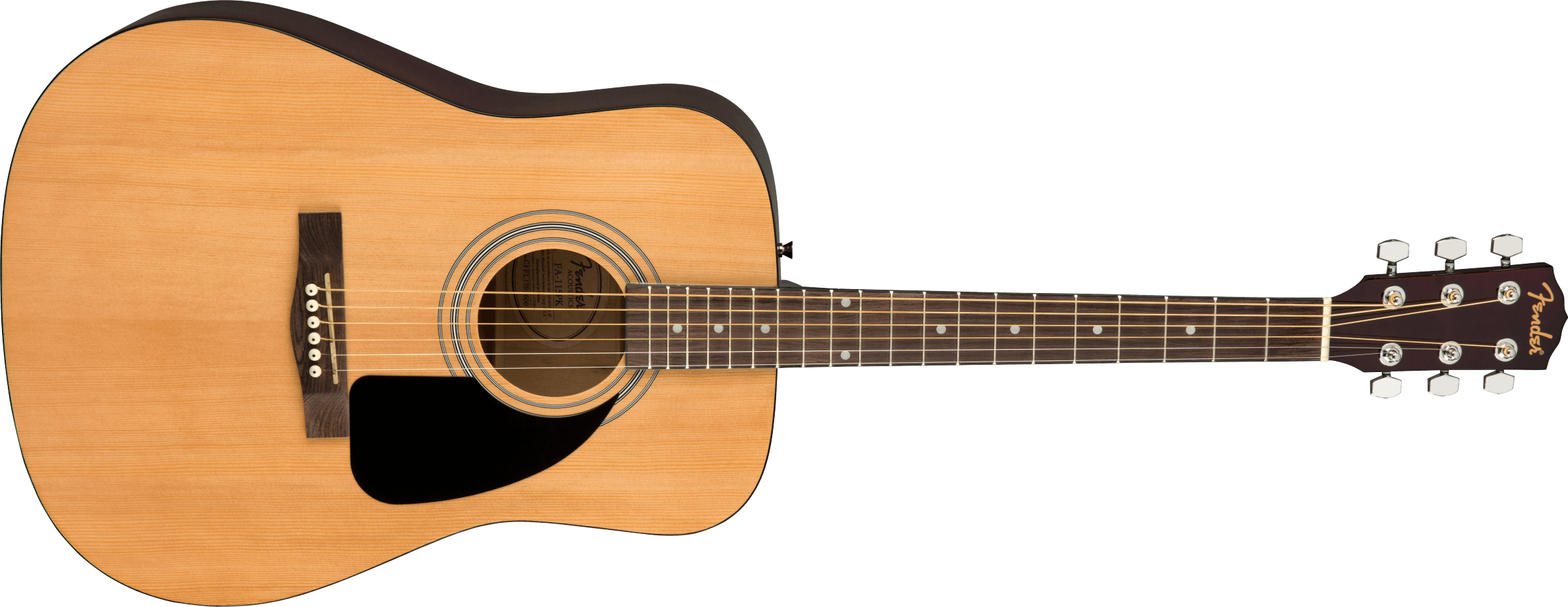 Fender FA-115 Dreadnought Pack, Natural, Walnut Fingerboard