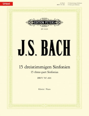 (#120) J.S. Bach: 15 Three-part Sinfonias BWV 787-801