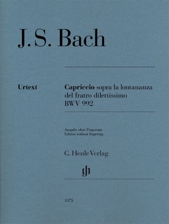 (#128) Bach: Capriccio sopra la lontananza del fratello dilettissimo in Bb BWV 992