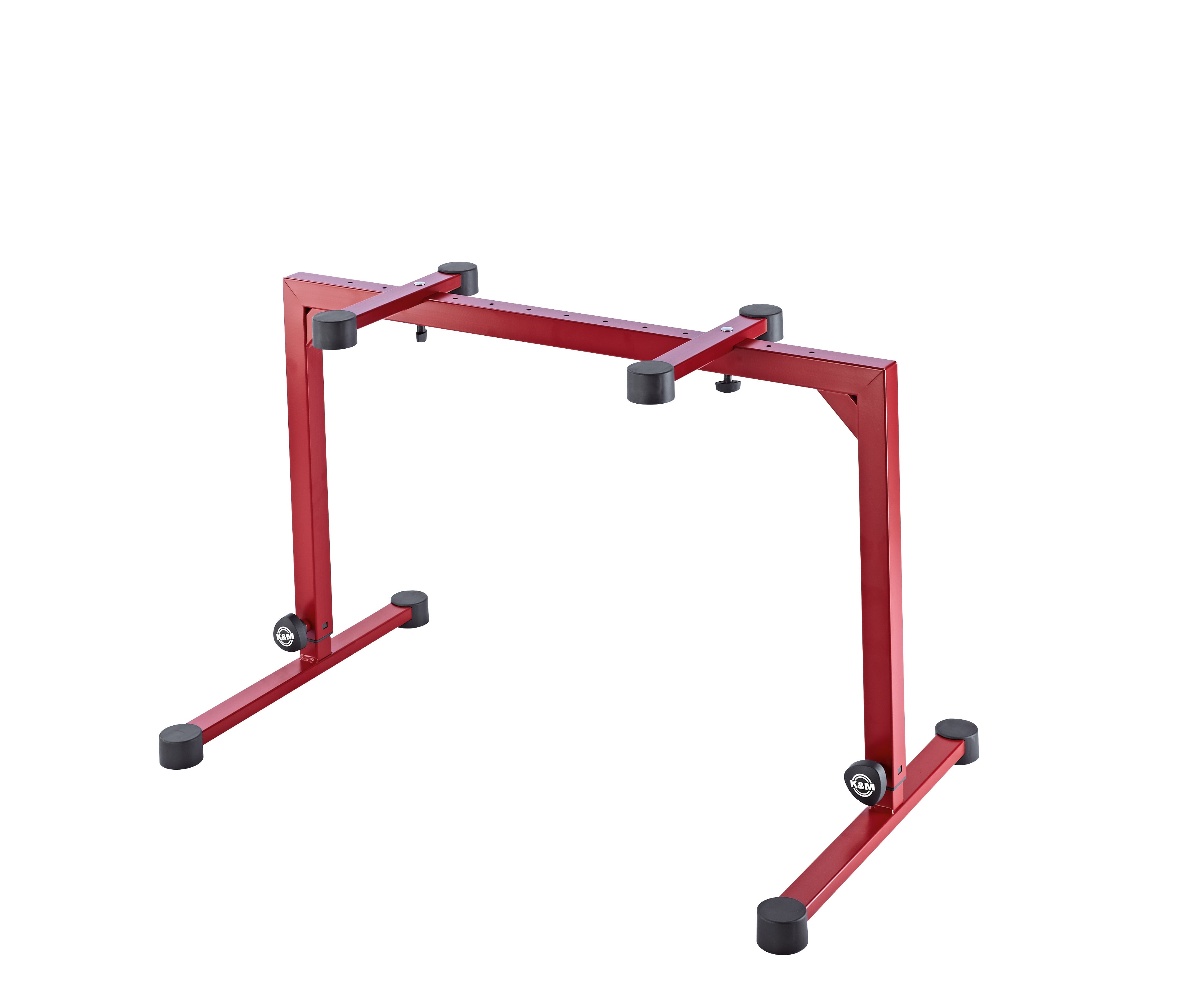 K&M 18810 Table-style keyboard stand »Omega«, Ruby Red