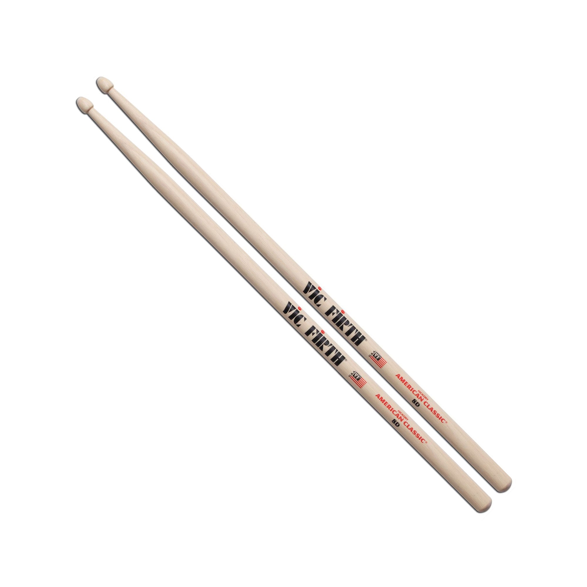 VIC FIRTH American Classic 8D Wood Tip Drumsticks