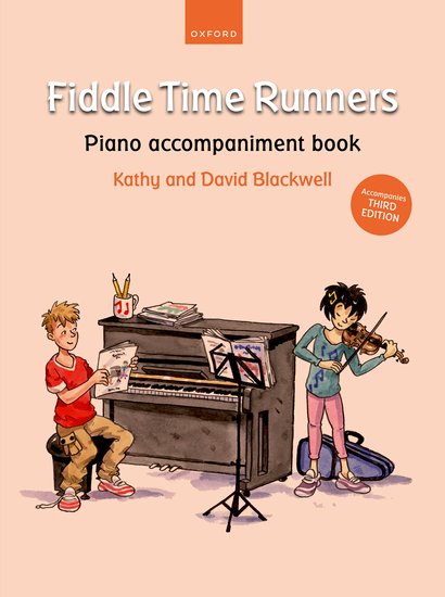 (#210 Piano Acc.) Fiddle Time Runners - Piano accompaniment book (for Third Edition)