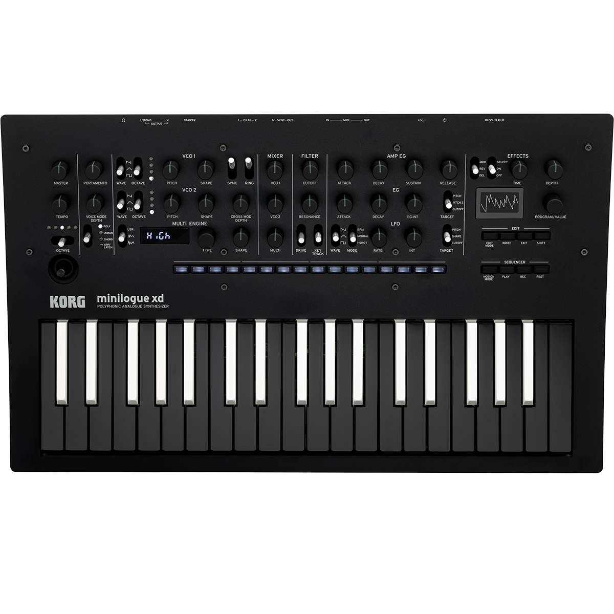 Korg minilogue xd inverted Polyphonic Analogue Synthesizer