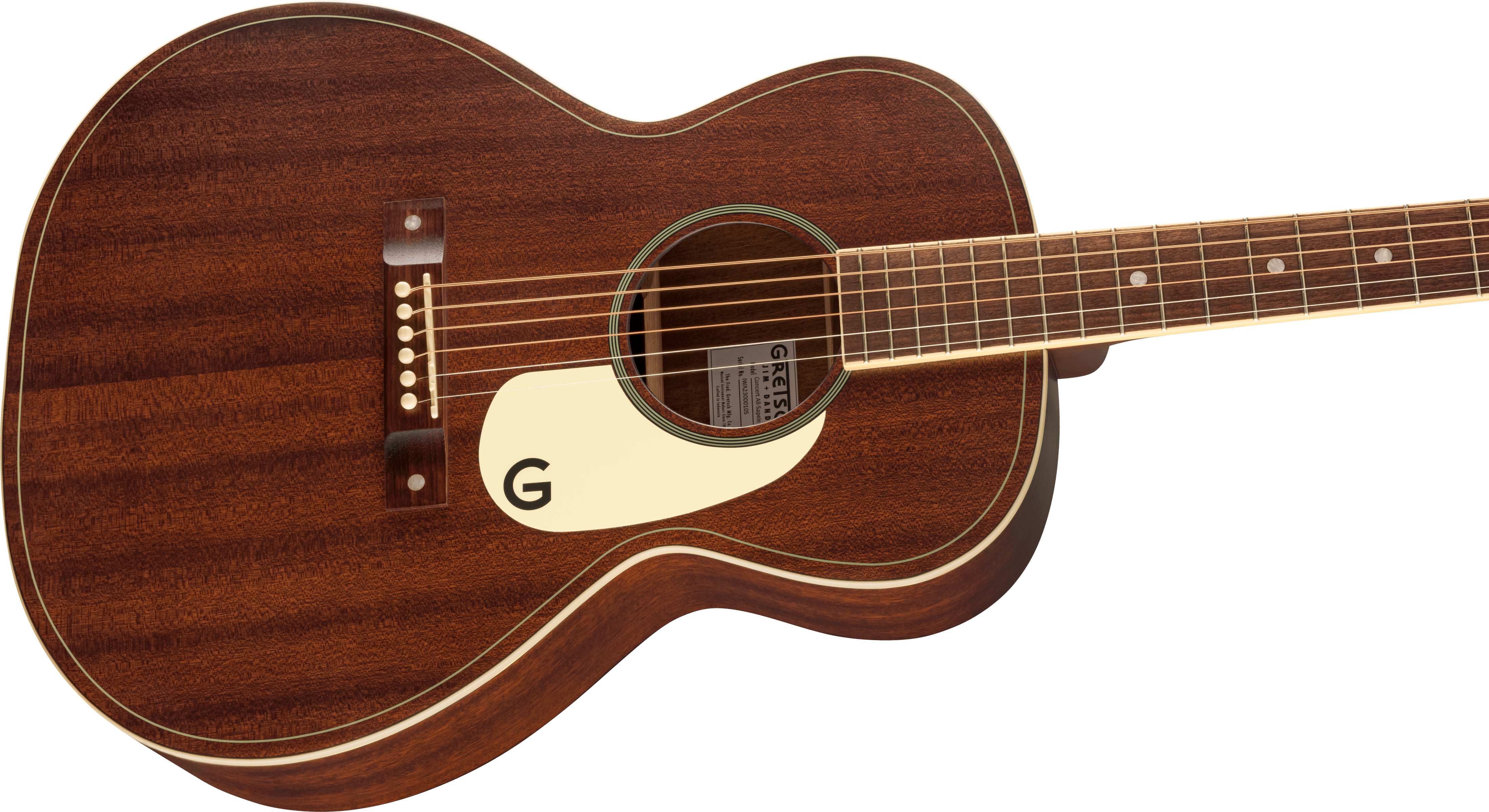 Gretsch Jim Dandy™ Concert, Walnut Fingerboard, Aged White Pickguard, Frontier Stain