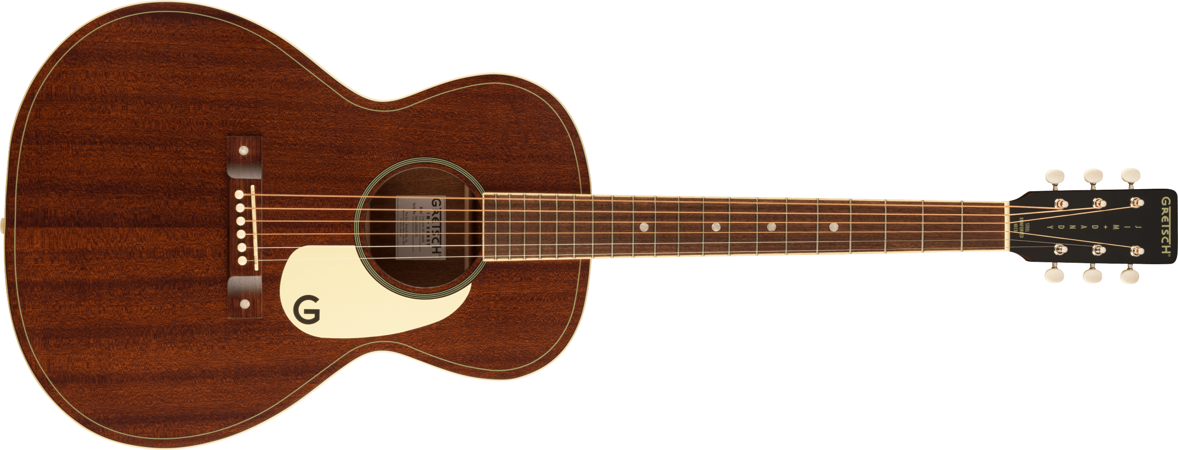 Gretsch Jim Dandy™ Concert, Walnut Fingerboard, Aged White Pickguard, Frontier Stain