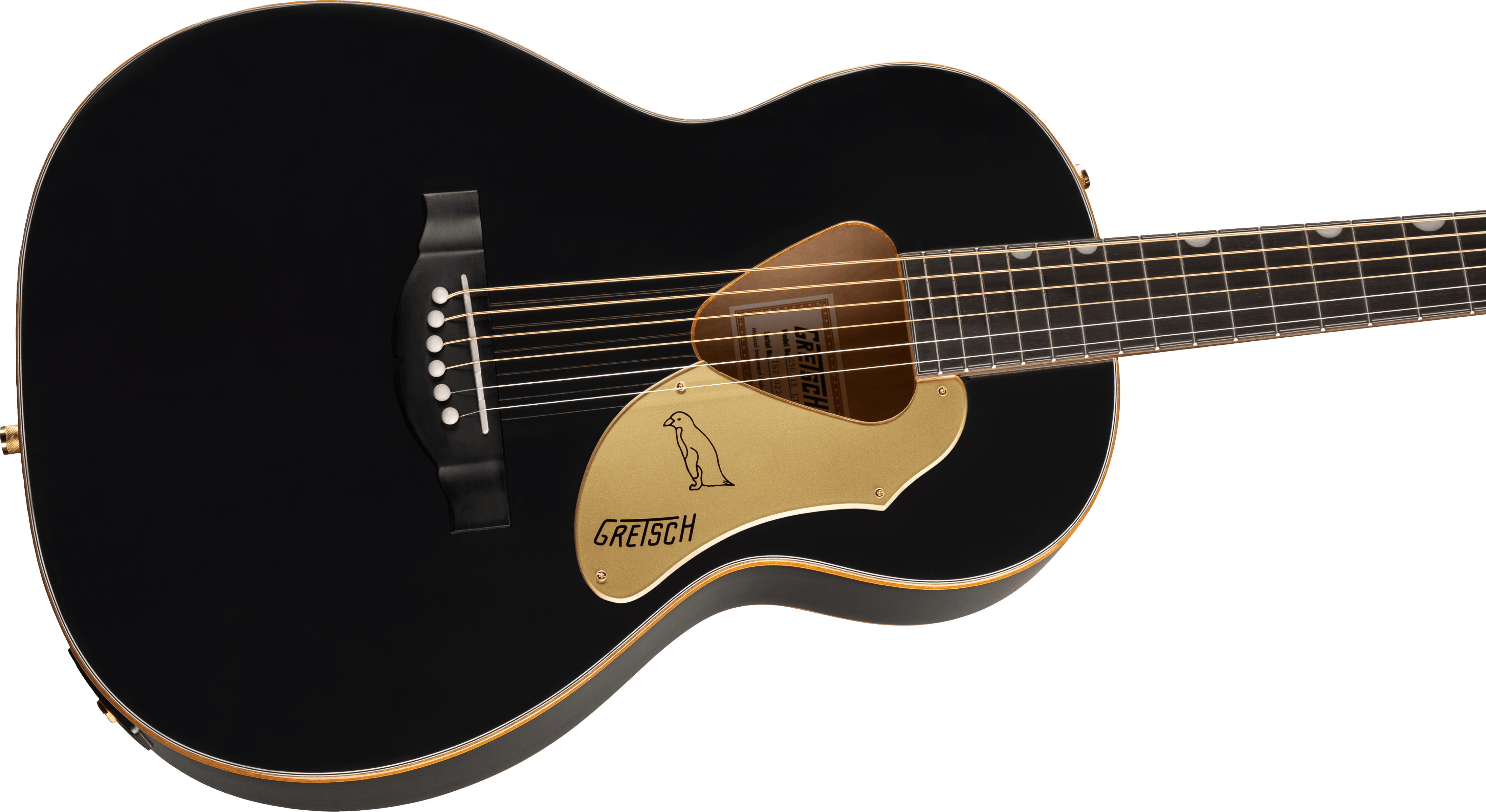 Gretsch G5021E Rancher™ Penguin™ Parlor Acoustic/Electric, Black