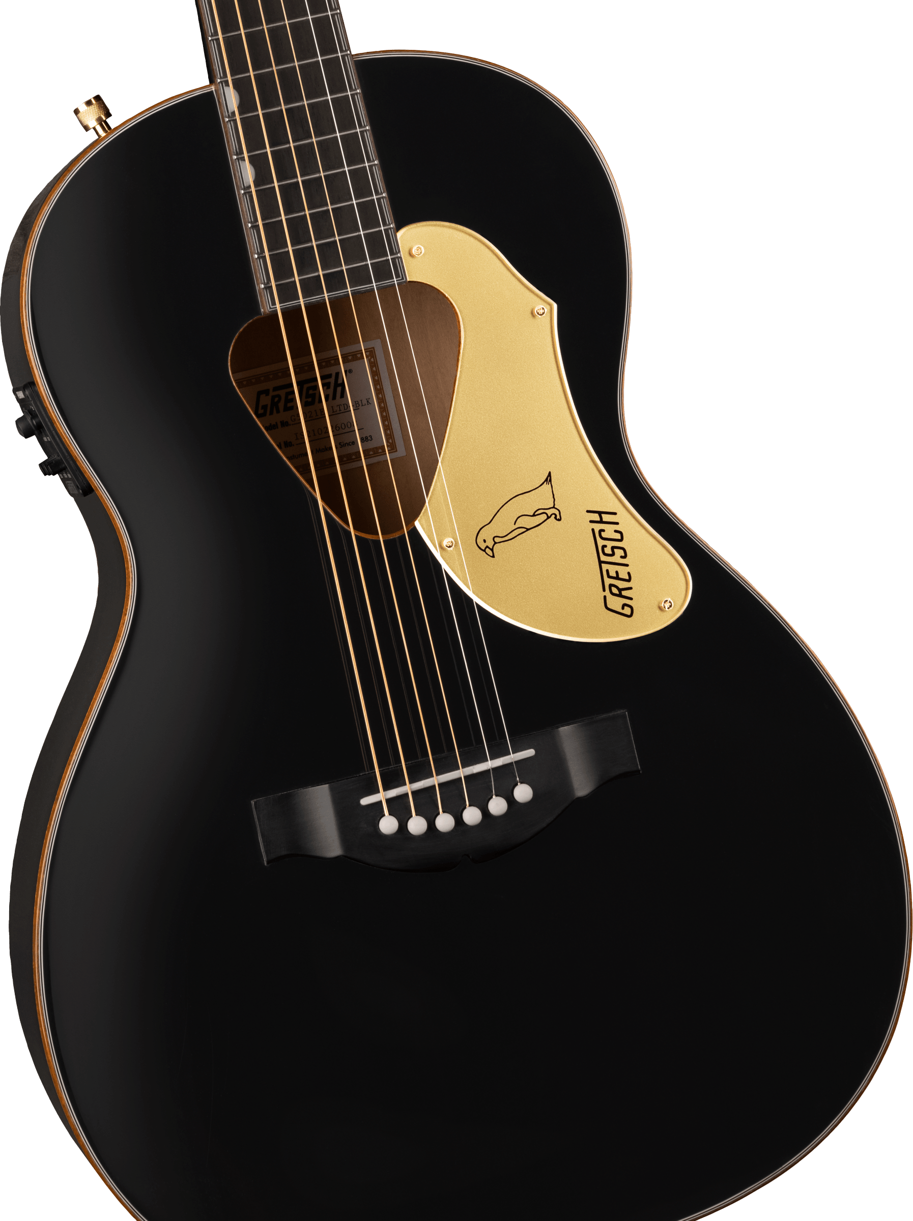 Gretsch G5021E Rancher™ Penguin™ Parlor Acoustic/Electric, Black