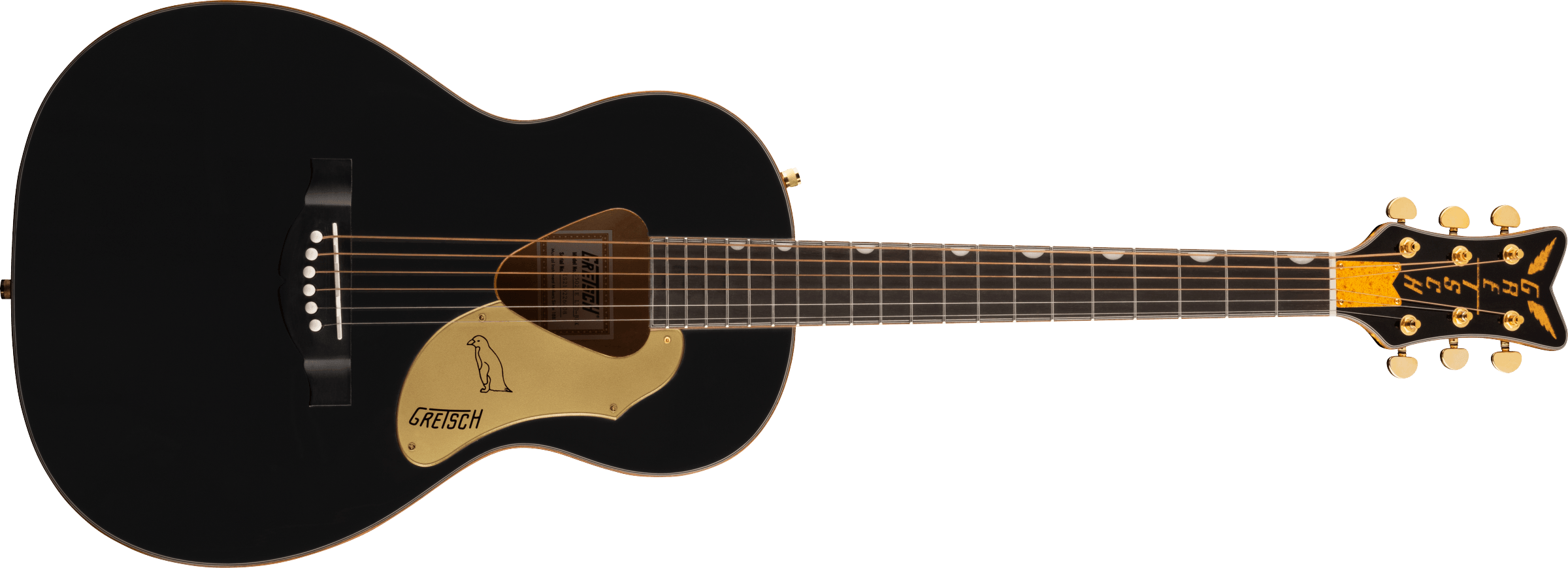 Gretsch G5021E Rancher™ Penguin™ Parlor Acoustic/Electric, Black