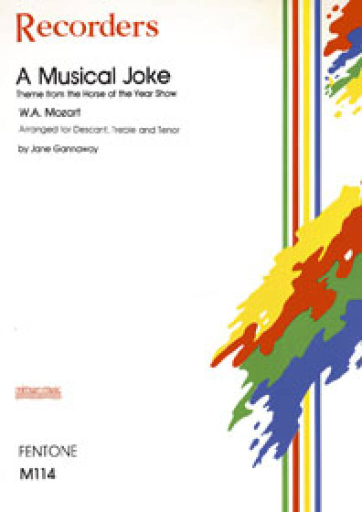 (#322) Mozart: A Musical Joke (for Recorder Ensemble)