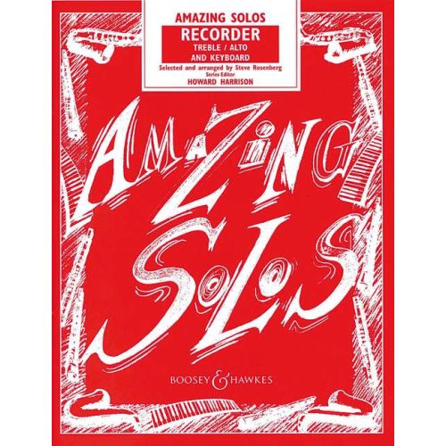 (#336) Amazing Solos for Recorder (Treble / Alto) and Keyboard