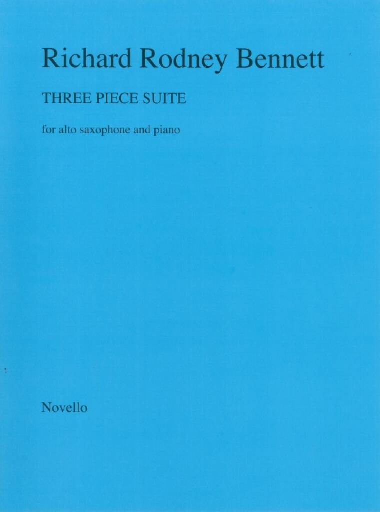 (#434) Three Piece Suite for Alto Saxophone and Piano