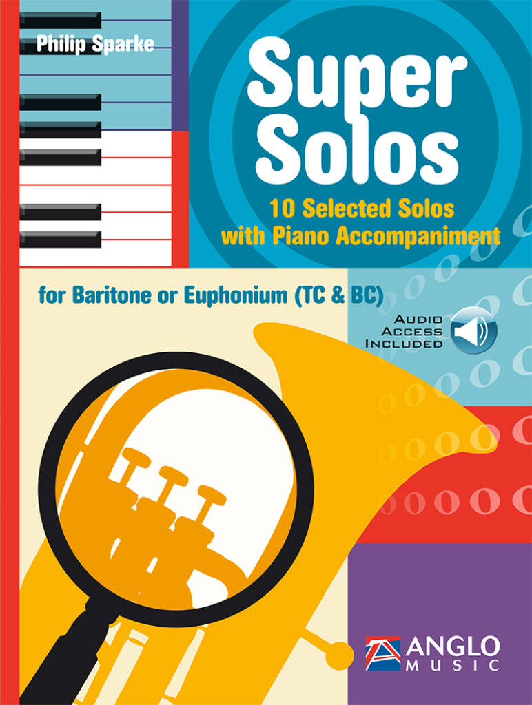 (#461) Super Solos for Baritone or Euphonium - 10 Selected Solos with Piano Accompaniment