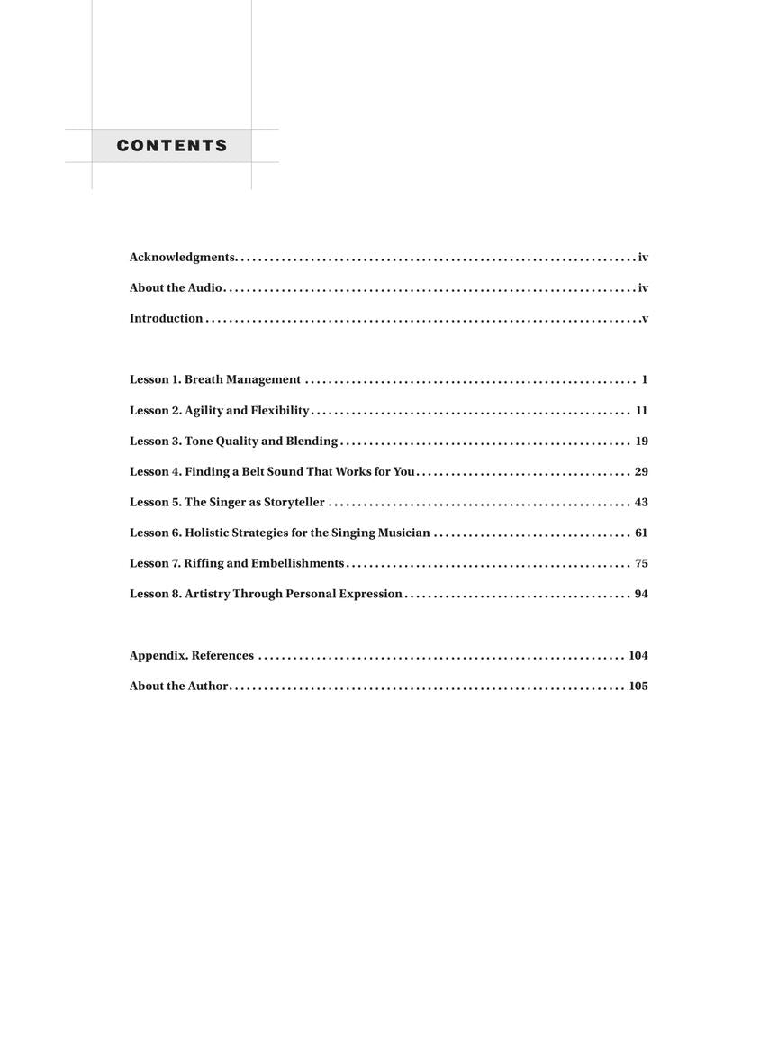 Berklee Vocal Studies for the Contemporary Singer