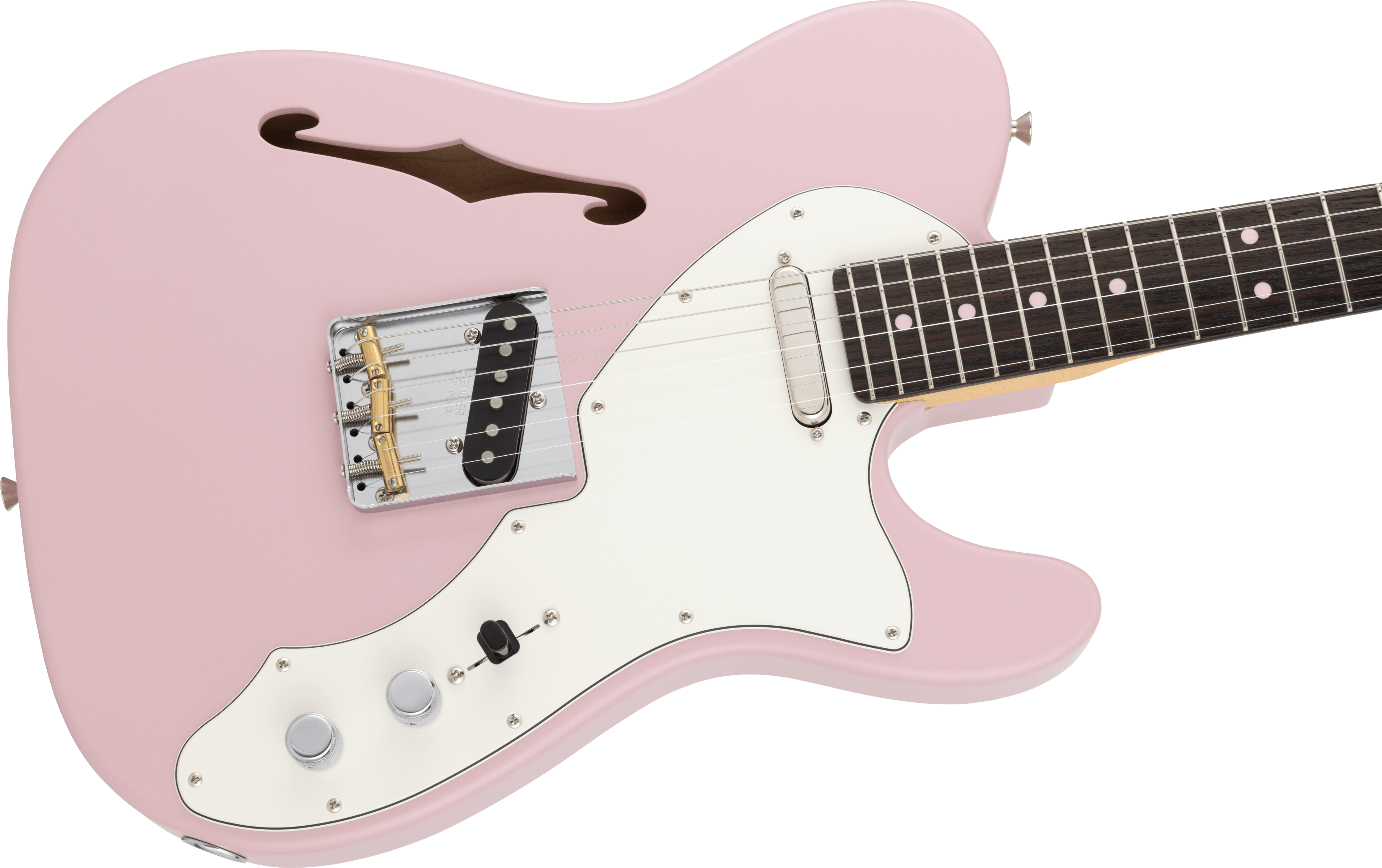 Fender Made in Japan Limited Kusumi Color Telecaster® Thinline, Rosewood Fingerboard, Kusumi Pink