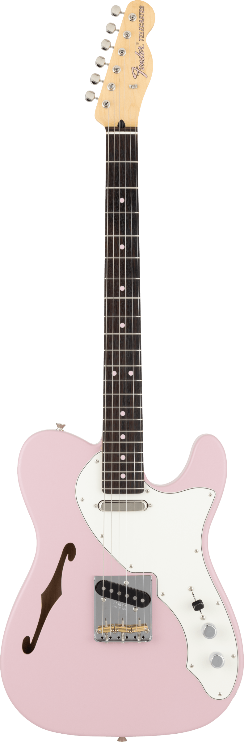 Fender Made in Japan Limited Kusumi Color Telecaster® Thinline, Rosewood Fingerboard, Kusumi Pink