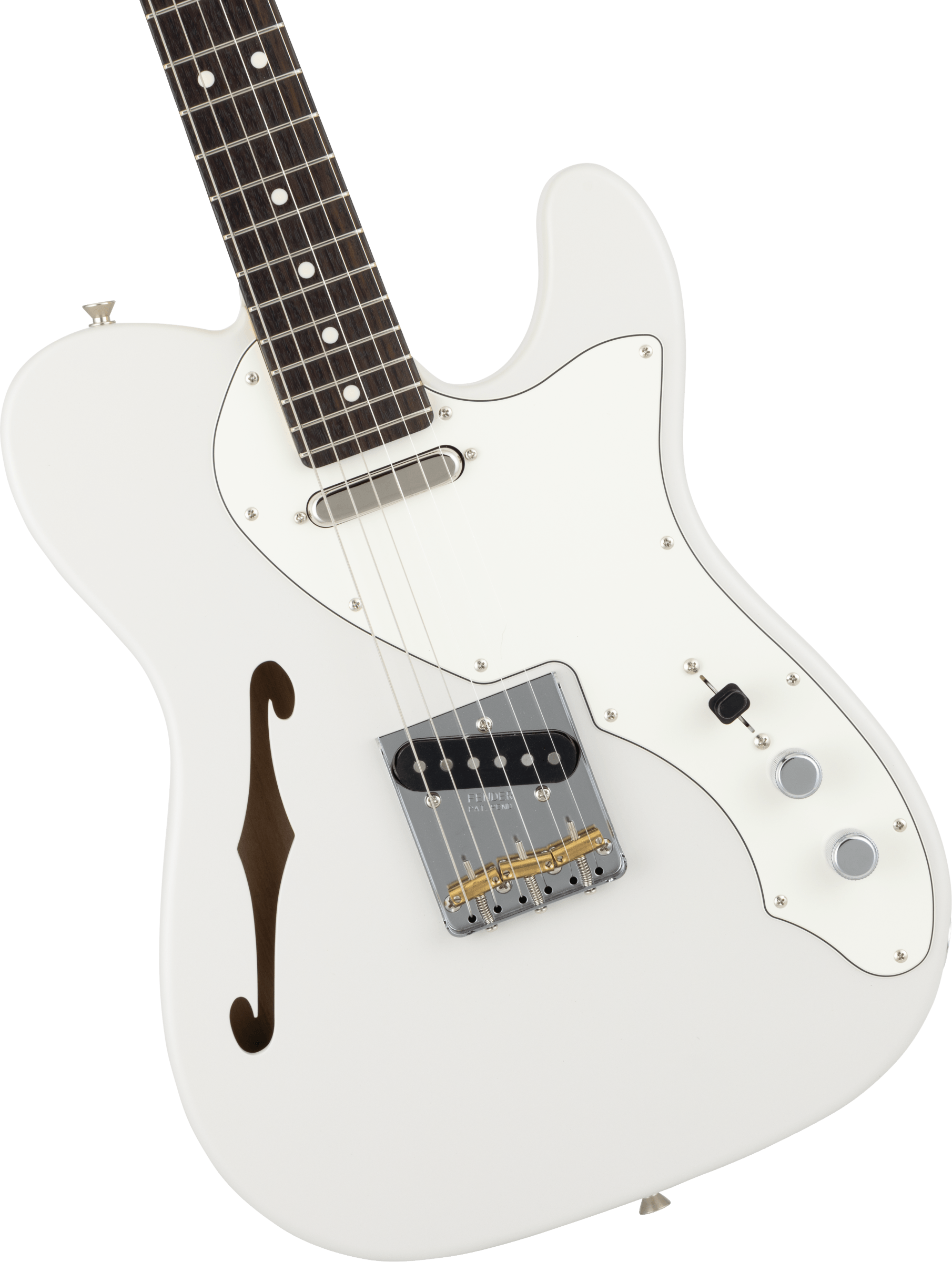 Fender Made in Japan Limited Kusumi Color Telecaster® Thinline, Rosewood Fingerboard, Kusumi White