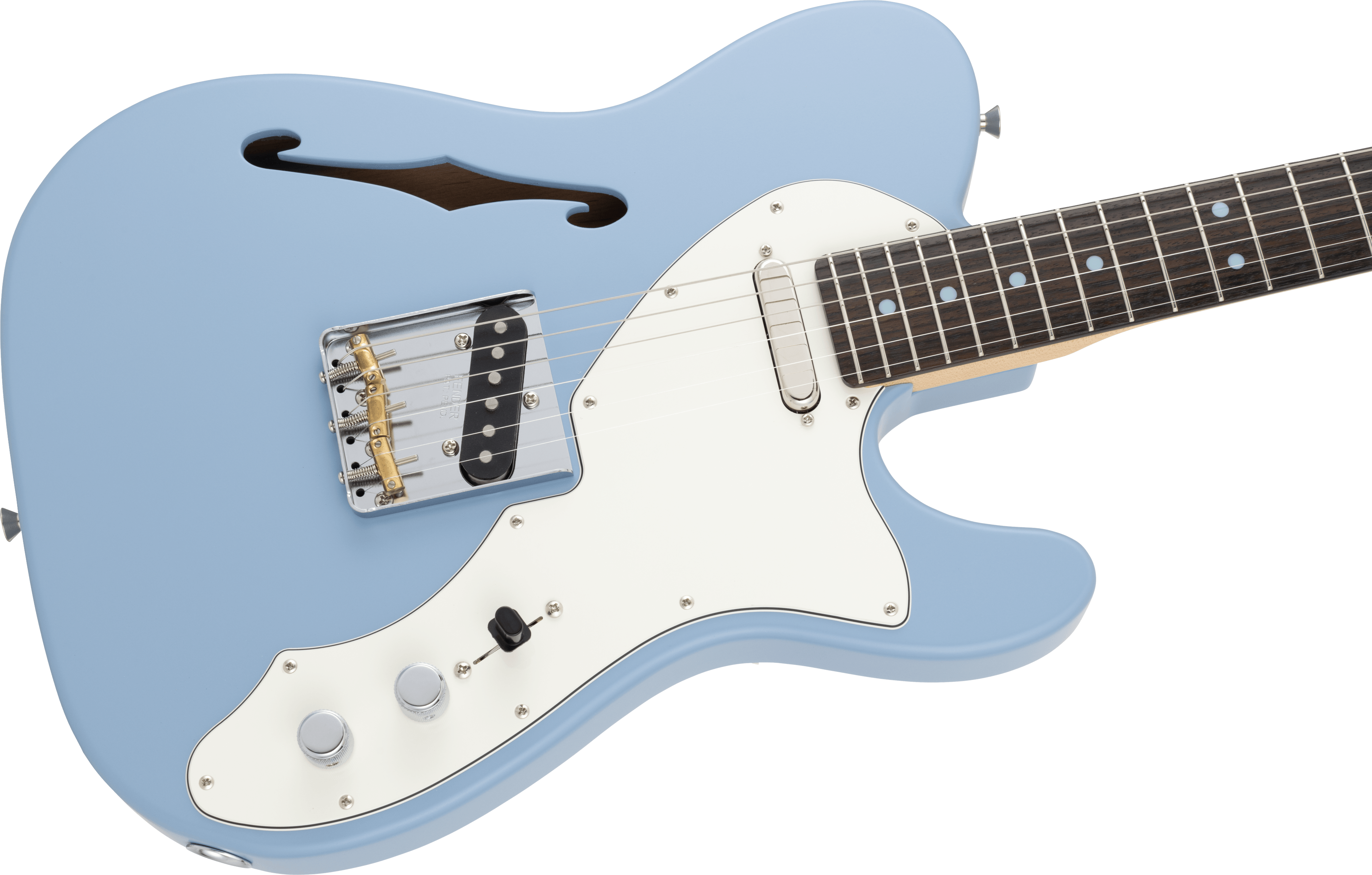 Fender Made in Japan Limited Kusumi Color Telecaster® Thinline, Rosewood Fingerboard, Kusumi Blue