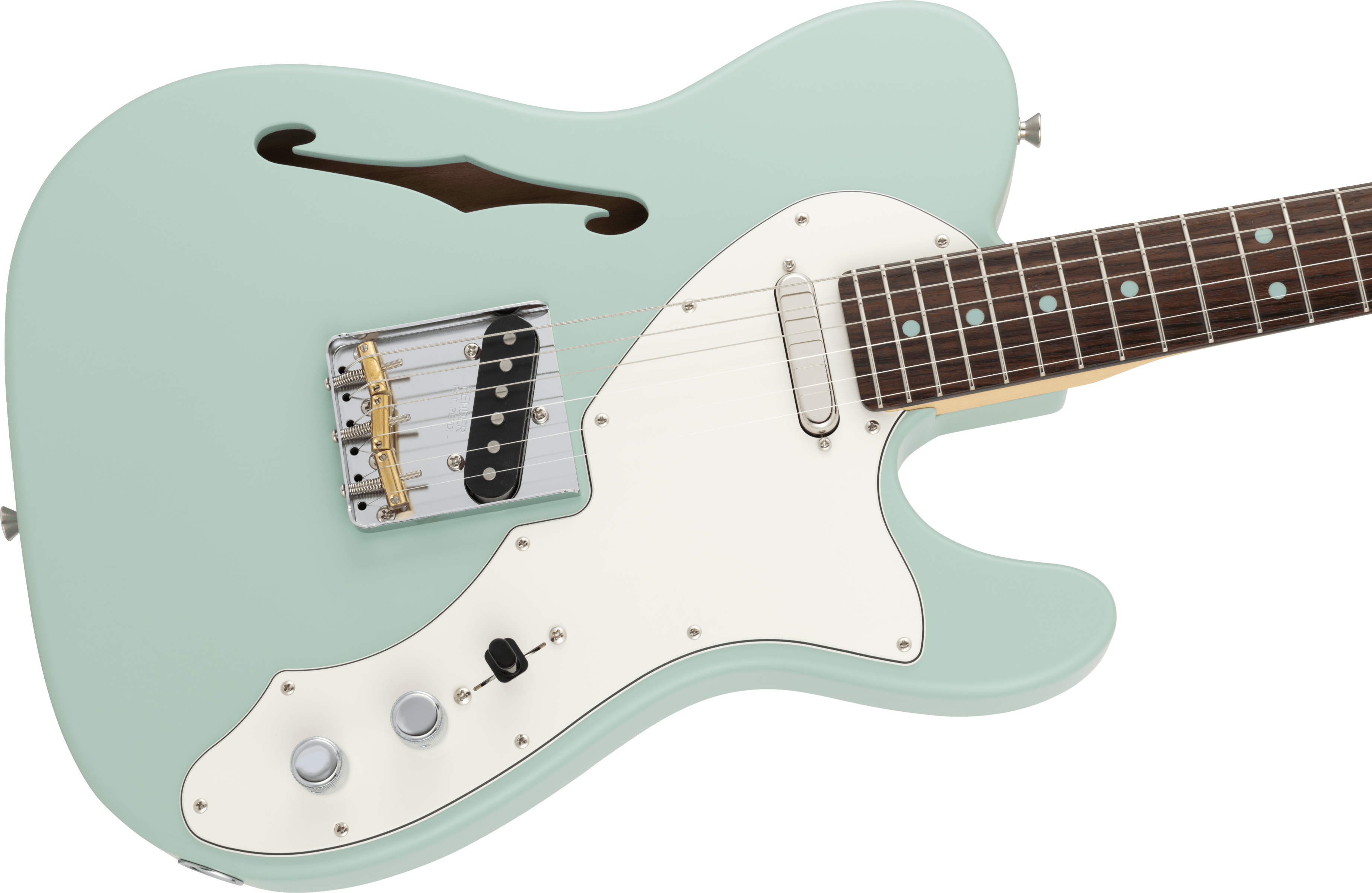 Fender Made in Japan Limited Kusumi Color Telecaster® Thinline, Rosewood Fingerboard, Kusumi Green