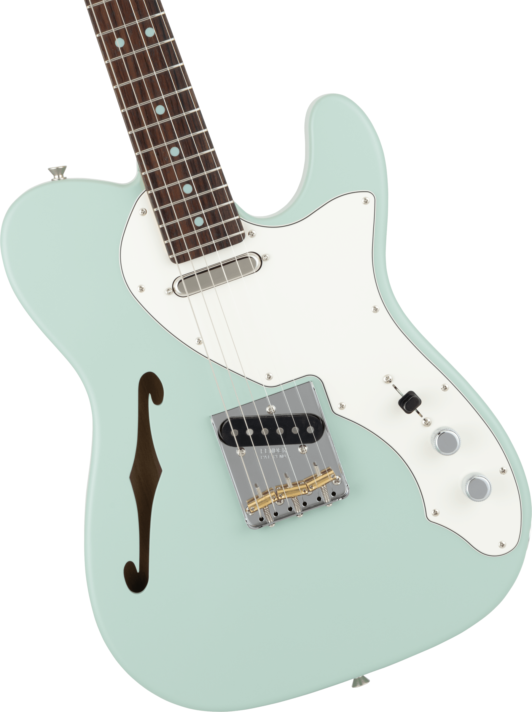 Fender Made in Japan Limited Kusumi Color Telecaster® Thinline, Rosewood Fingerboard, Kusumi Green