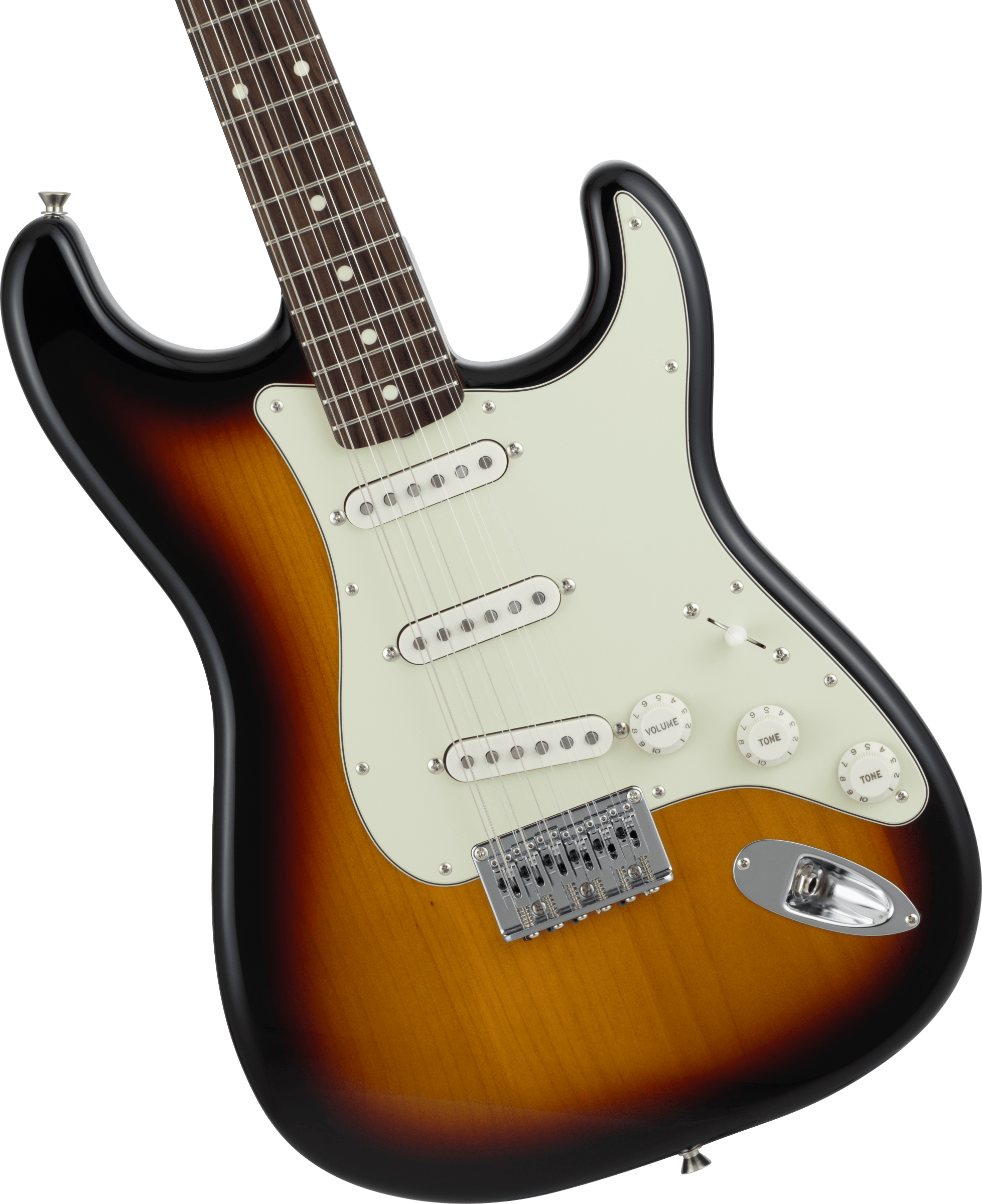 Fender Made in Japan Limited Stratocaster® XII, Rosewood Fingerboard, 3-Color Sunburst