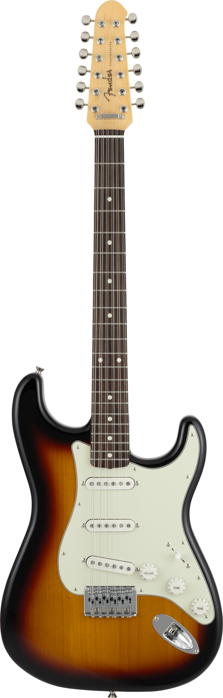 Fender Made in Japan Limited Stratocaster® XII, Rosewood Fingerboard, 3-Color Sunburst