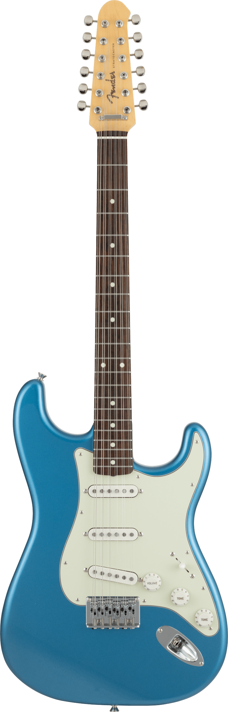 Fender Made in Japan Limited Stratocaster® XII, Rosewood Fingerboard, Lake Placid Blue