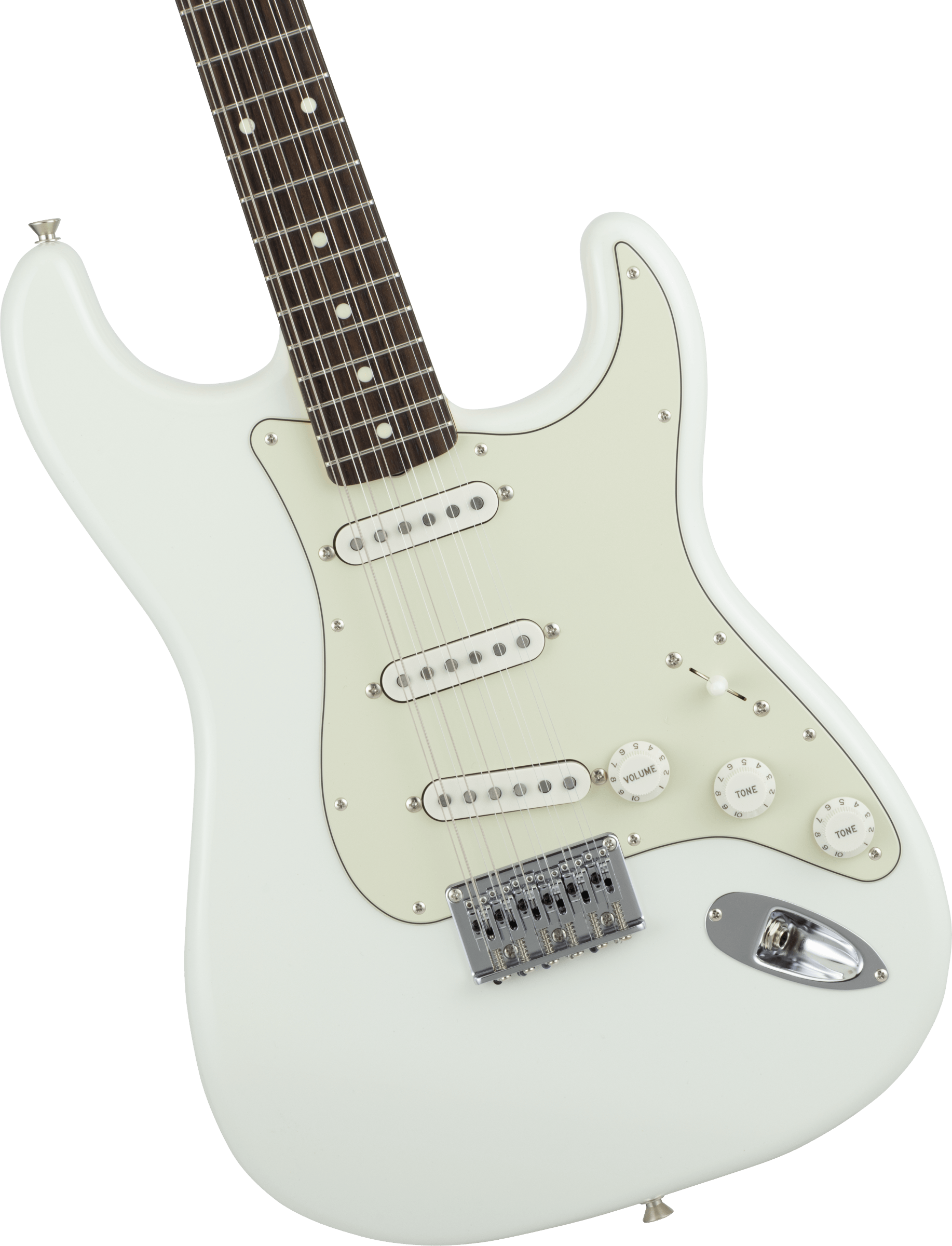 Fender Made in Japan Limited Stratocaster® XII, Rosewood Fingerboard, Olympic White