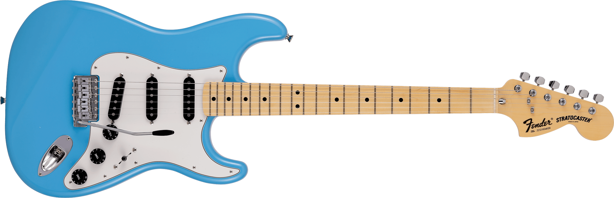 Fender Made in Japan Limited International Color Stratocaster®, Maple Fingerboard, Maui Blue