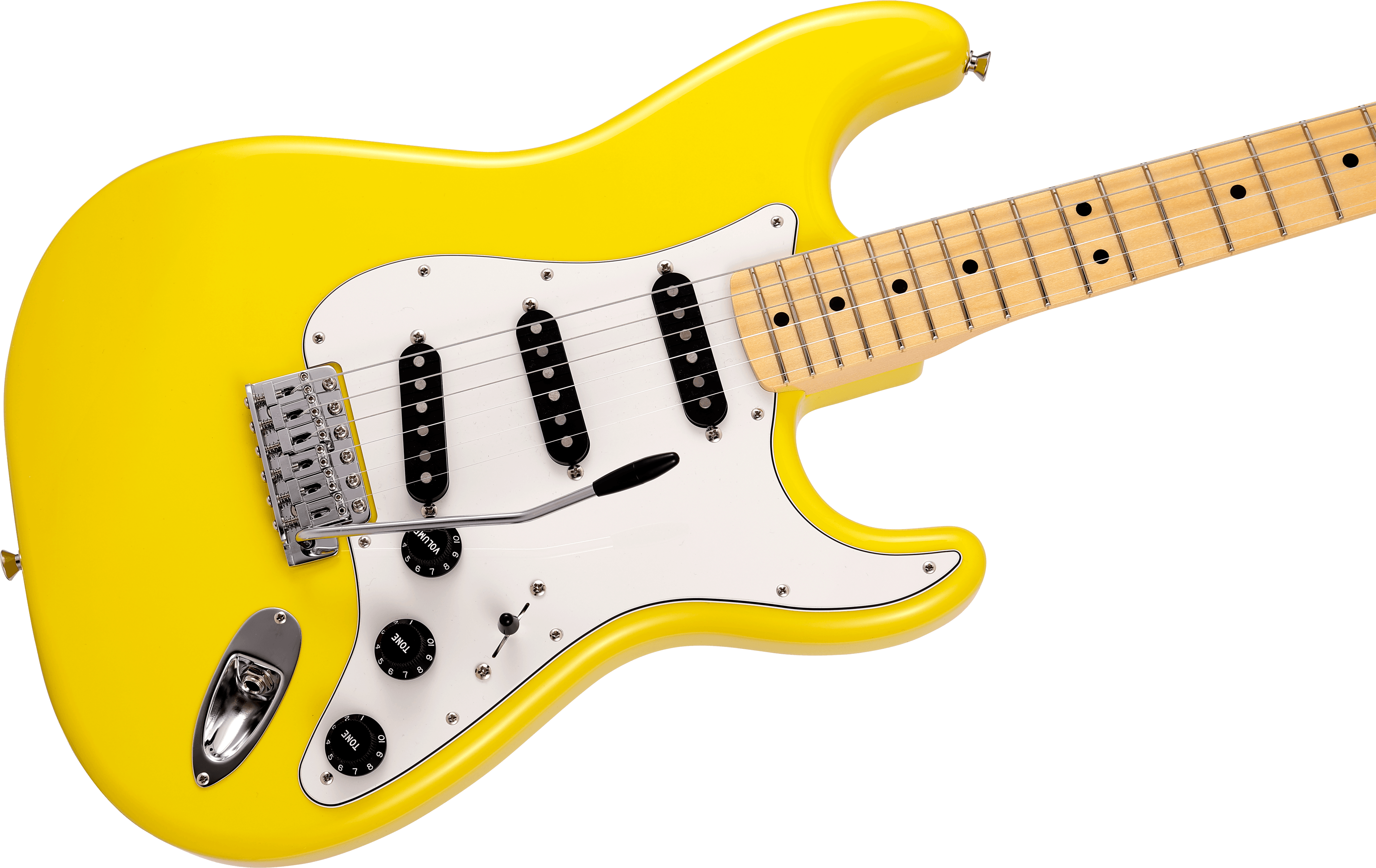 Fender Made in Japan Limited International Color Stratocaster®, Maple Fingerboard, Monaco Yellow