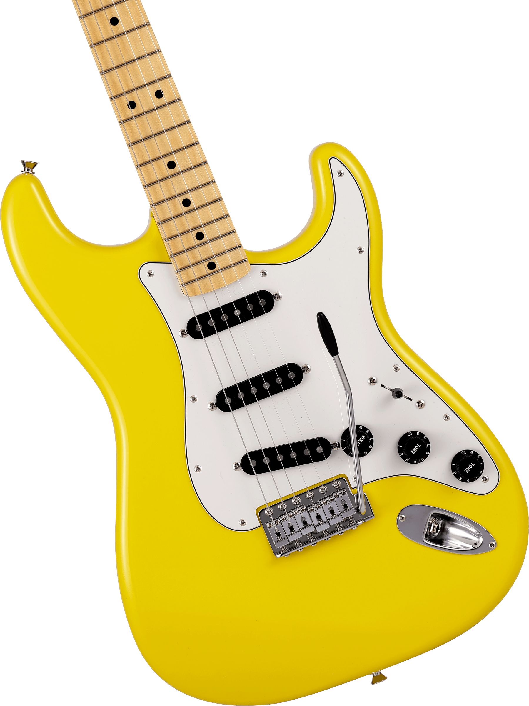 Fender Made in Japan Limited International Color Stratocaster®, Maple Fingerboard, Monaco Yellow