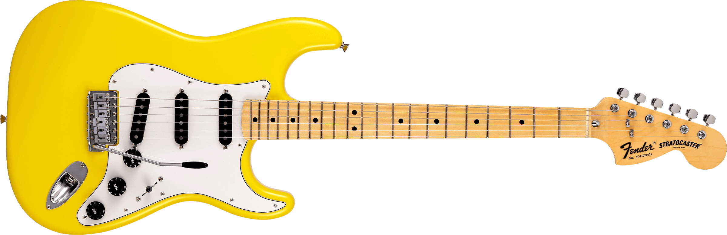 Fender Made in Japan Limited International Color Stratocaster®, Maple Fingerboard, Monaco Yellow