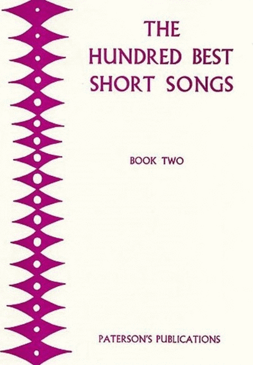 (#5) The Hundred Best Short Songs Book Two