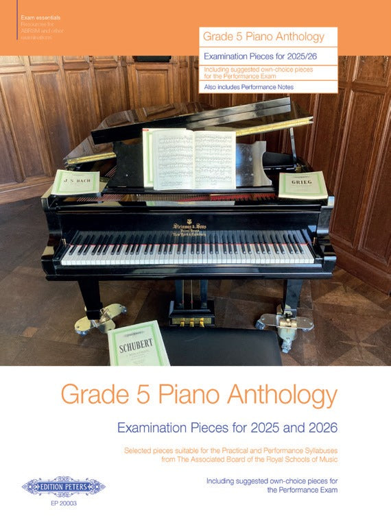 (預售產品 Pre-order) Grade 5 Piano Anthology Examination Pieces for 2025 and 2026